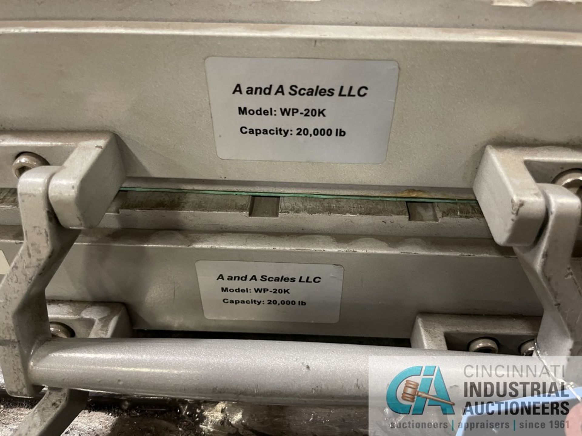 20,000 LB. CAPACITY A&A SCALES MODEL WP-20K AND MODEL DSB 5K AXLE TRUCK SCALES WITH DIGITAL READ-OUT - Image 3 of 11