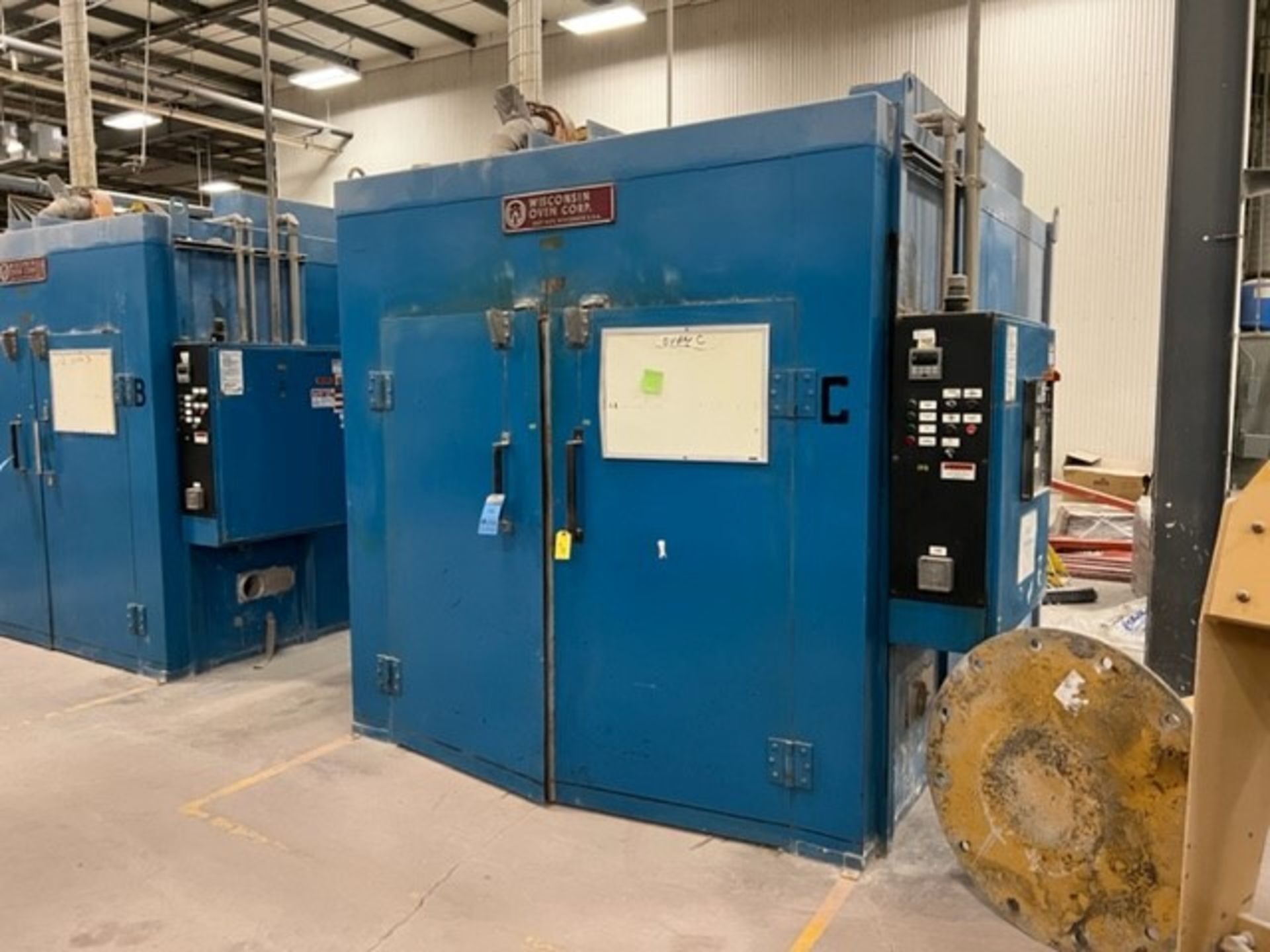 6' X 10' X 6' WISCONSIN OVEN MODEL SWN-610-6E ELECTRIC BATCH OVEN; S/N 112600805, 500 DEGREE,