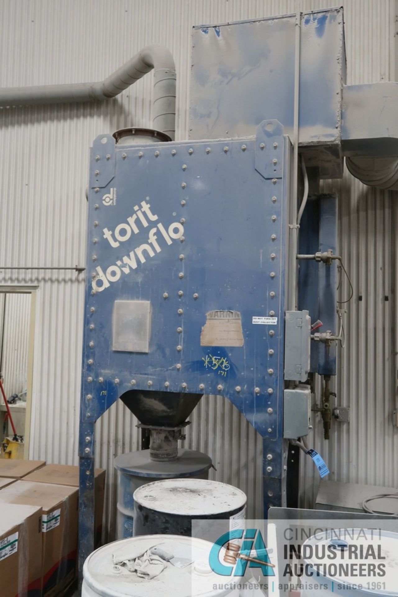 10 HP TORIT DONALDSON MODEL DF2DF4 4-CARTRIDGE DUST COLLECTOR; S/N 1G313194-001