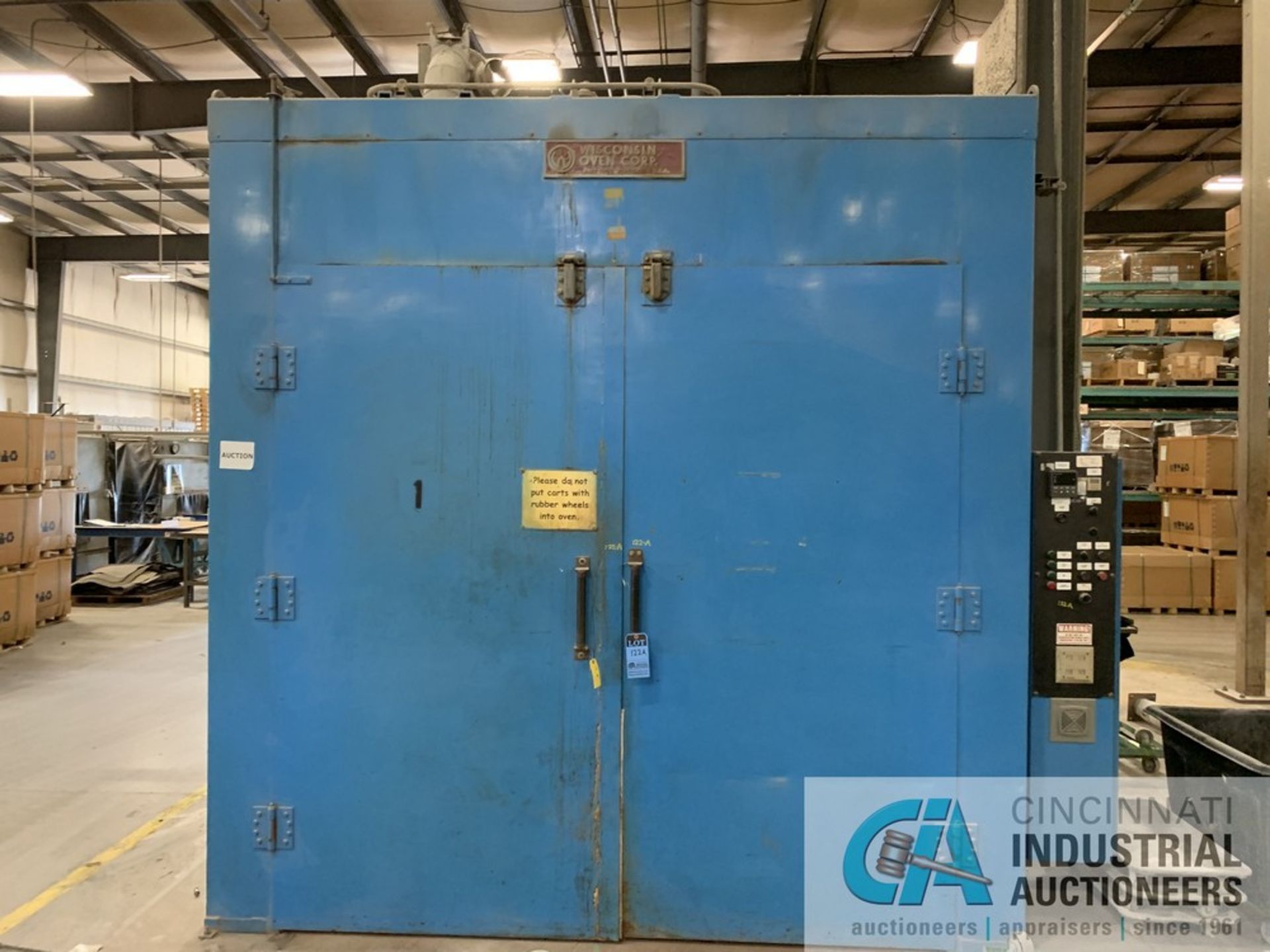 8' X 8' X 8' WISCONSIN OVEN MODEL EWN-88-8E ELECTRIC BATCH OVEN; S/N 098550503, 500 DEGREE, - Image 2 of 17