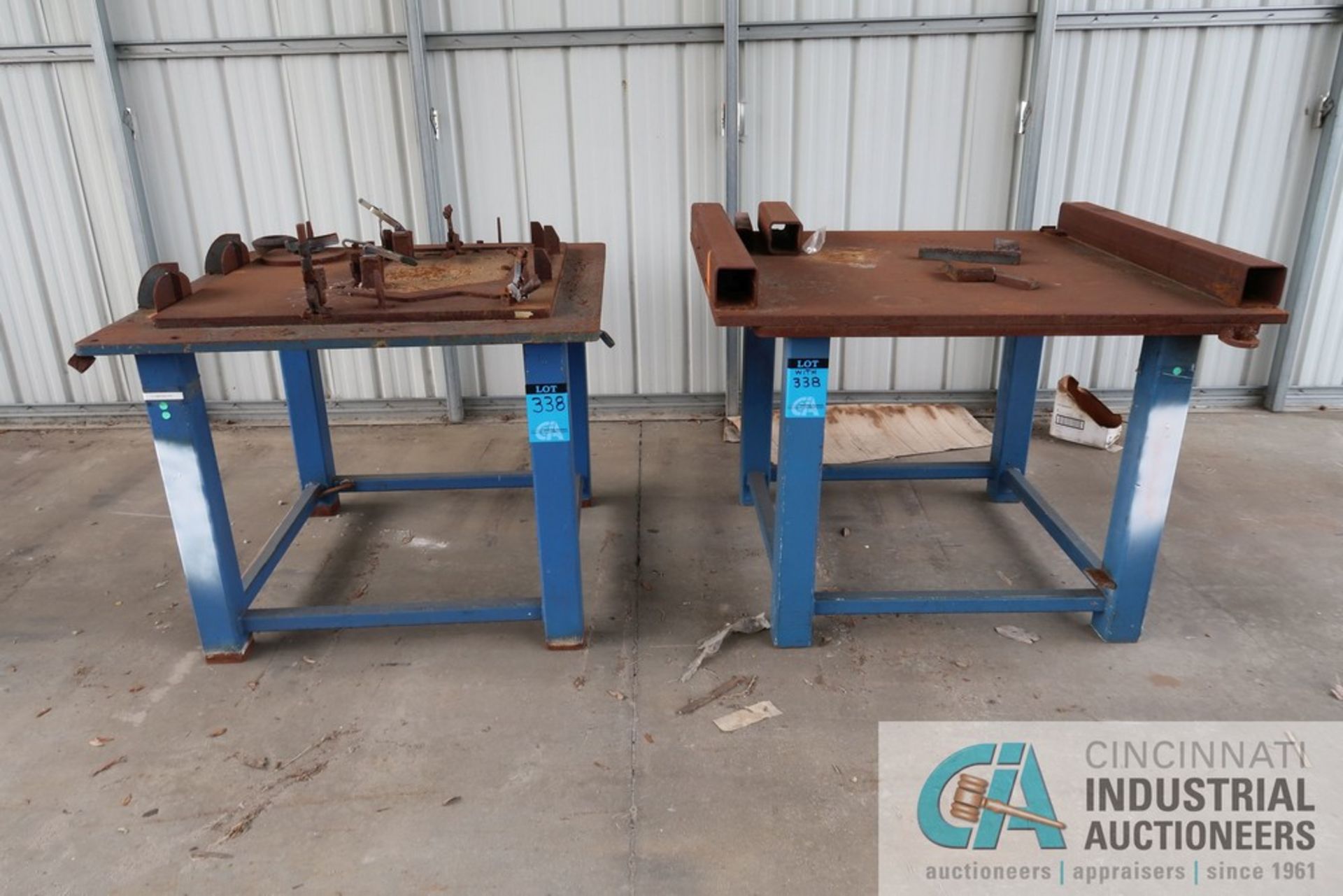 HEAVY DUTY STEEL WELDING TABLES