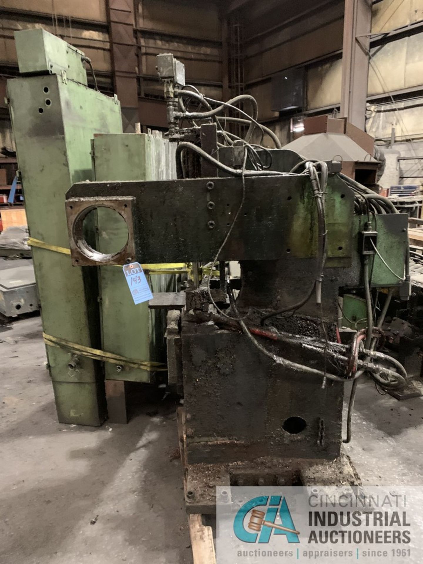 30" DIA. B&O AUTOMATIC BILLET SAW, (1) IN BACK OF PLANT IN STORAGE AREA