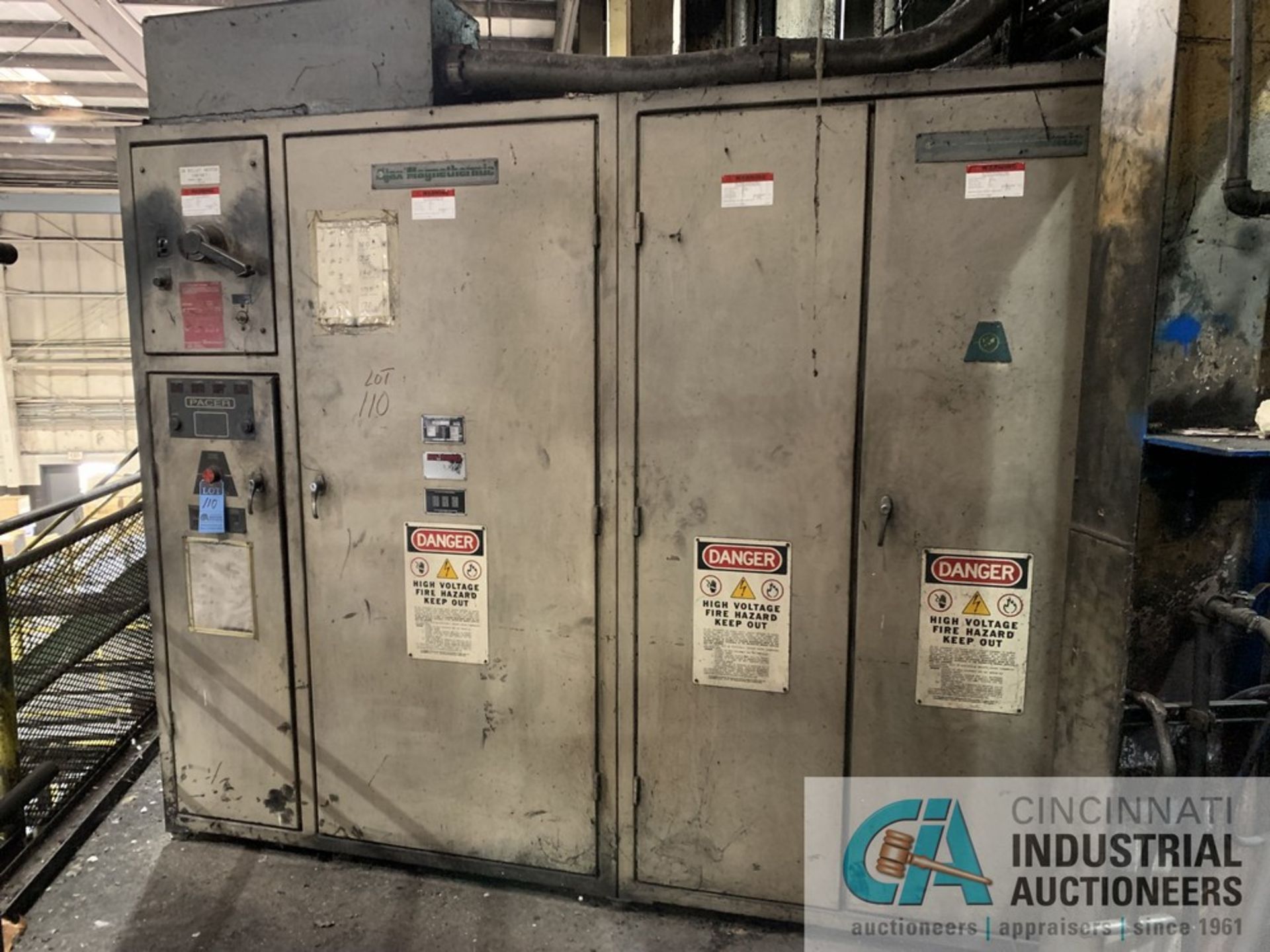 750 KW AJAX MAGNETHERMIC PACER II INDUCTION HEAT POWER SUPPLY; S/N H2K560B, 1,250 VOLT, 12,875 KVA