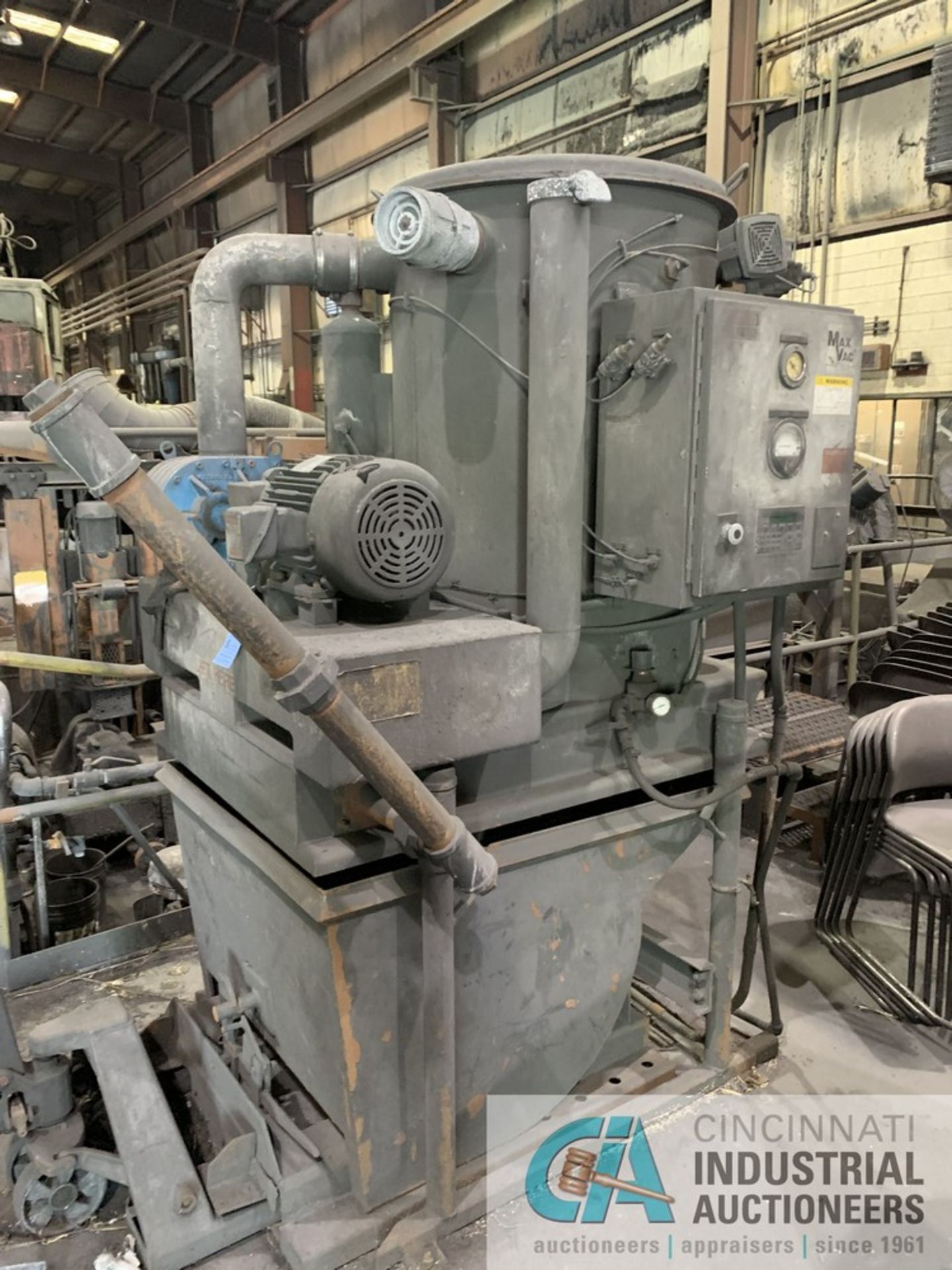 APPROX. 10-HP DEMARCO MAX VAC FOUNDRY VACUUM