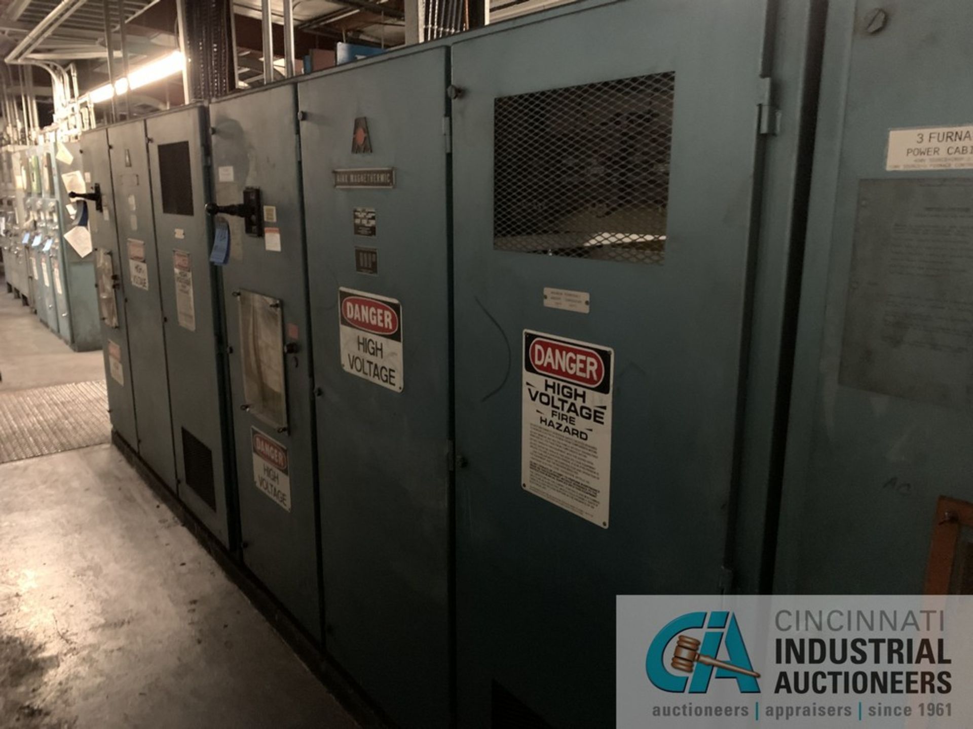 500 KW AJAX MAGNATHERMIC POWER SUPPLY AND CONTROL; 575V, 1,000 KVA, 1,750 AMP, 500 KW, CONTROL PANEL - Image 7 of 14