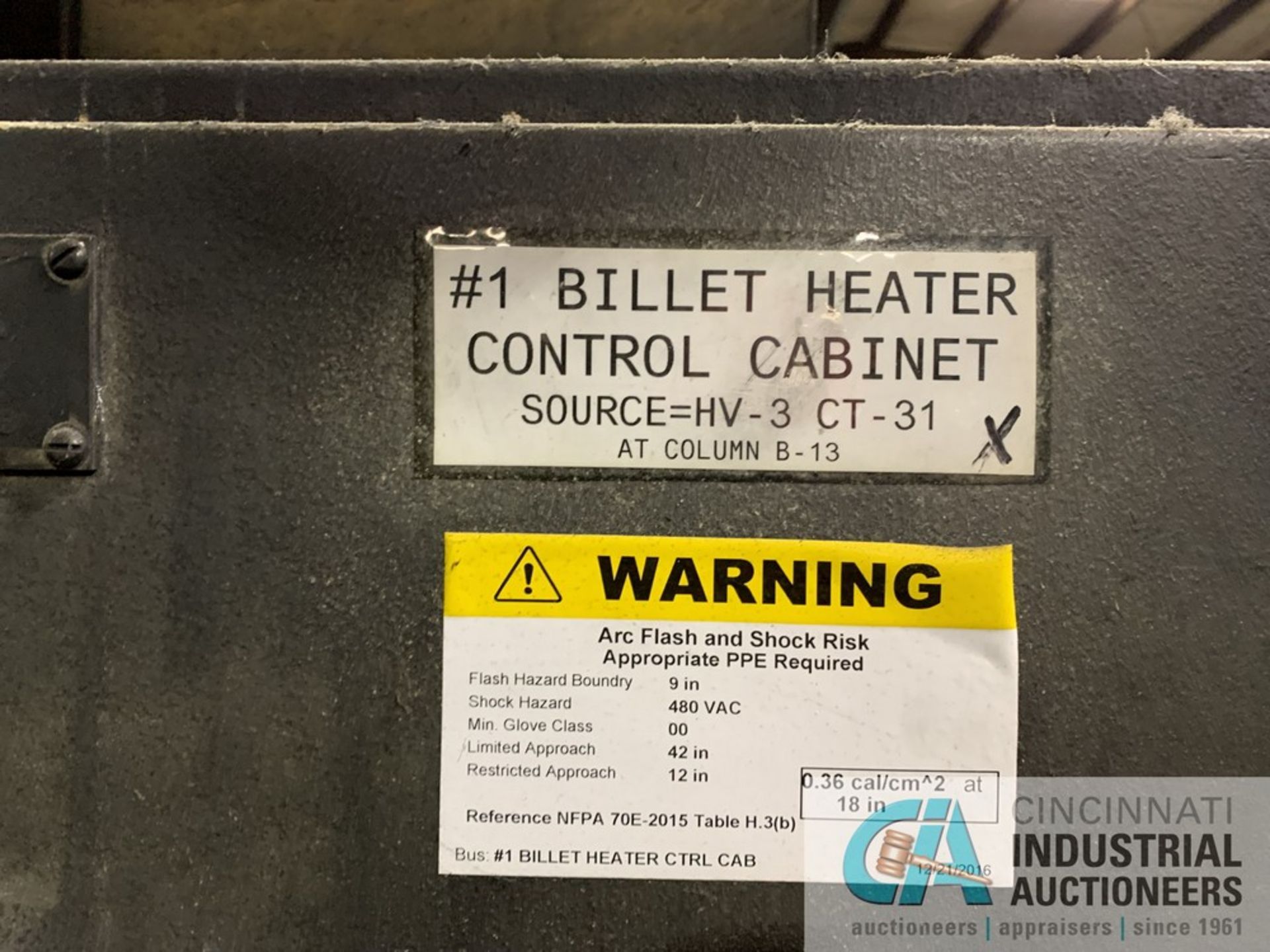 AJAX MAGNETHERMIC INDUCTION HEATER CONTROL CABINET - Image 7 of 8
