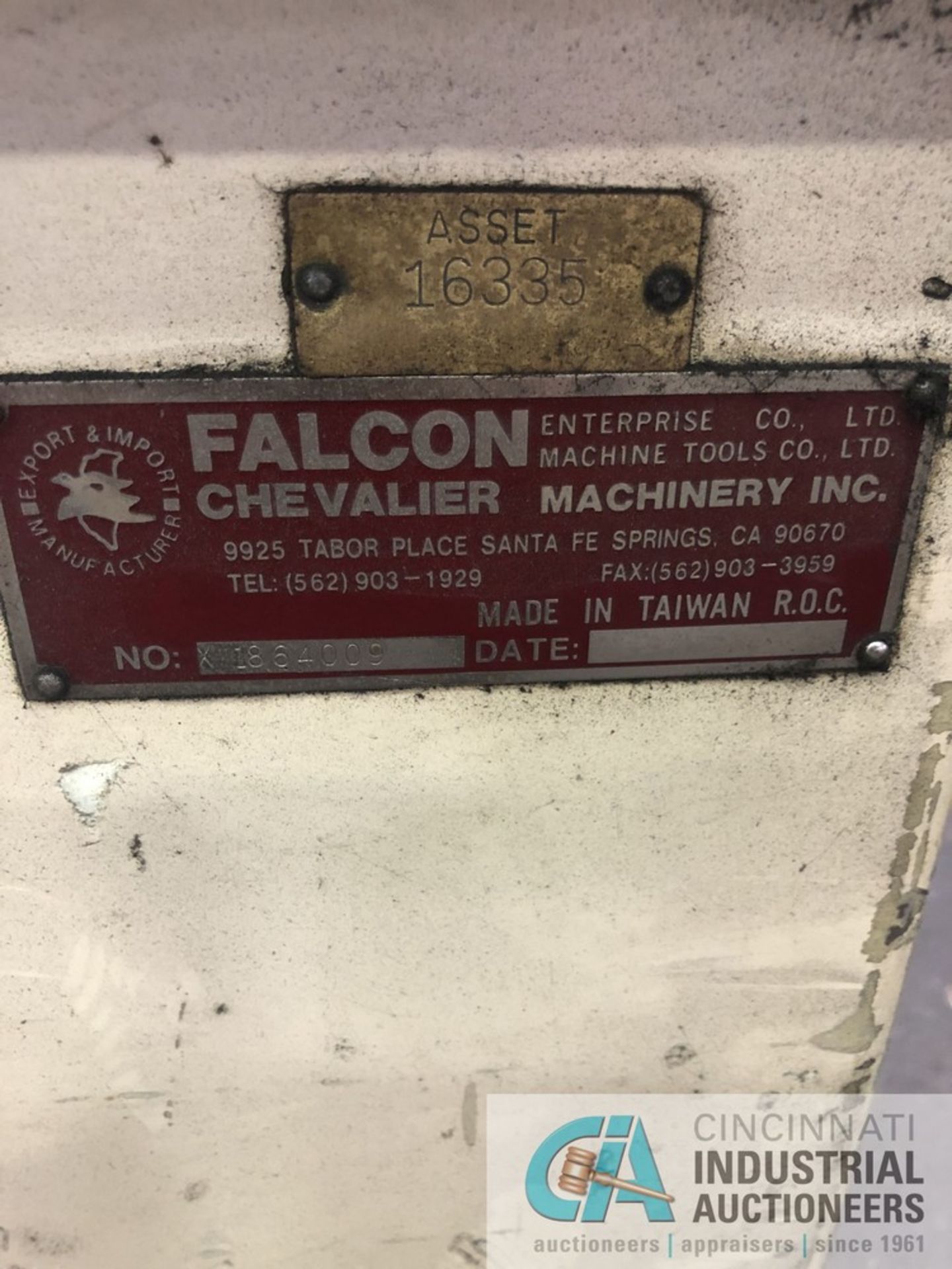 CHEVALIER MODEL FCL1840A CNC LATHE: S/N: X1864009; 18" SWING OVER BED; 10" SWING OVER CROSS SLIDE; - Image 19 of 19