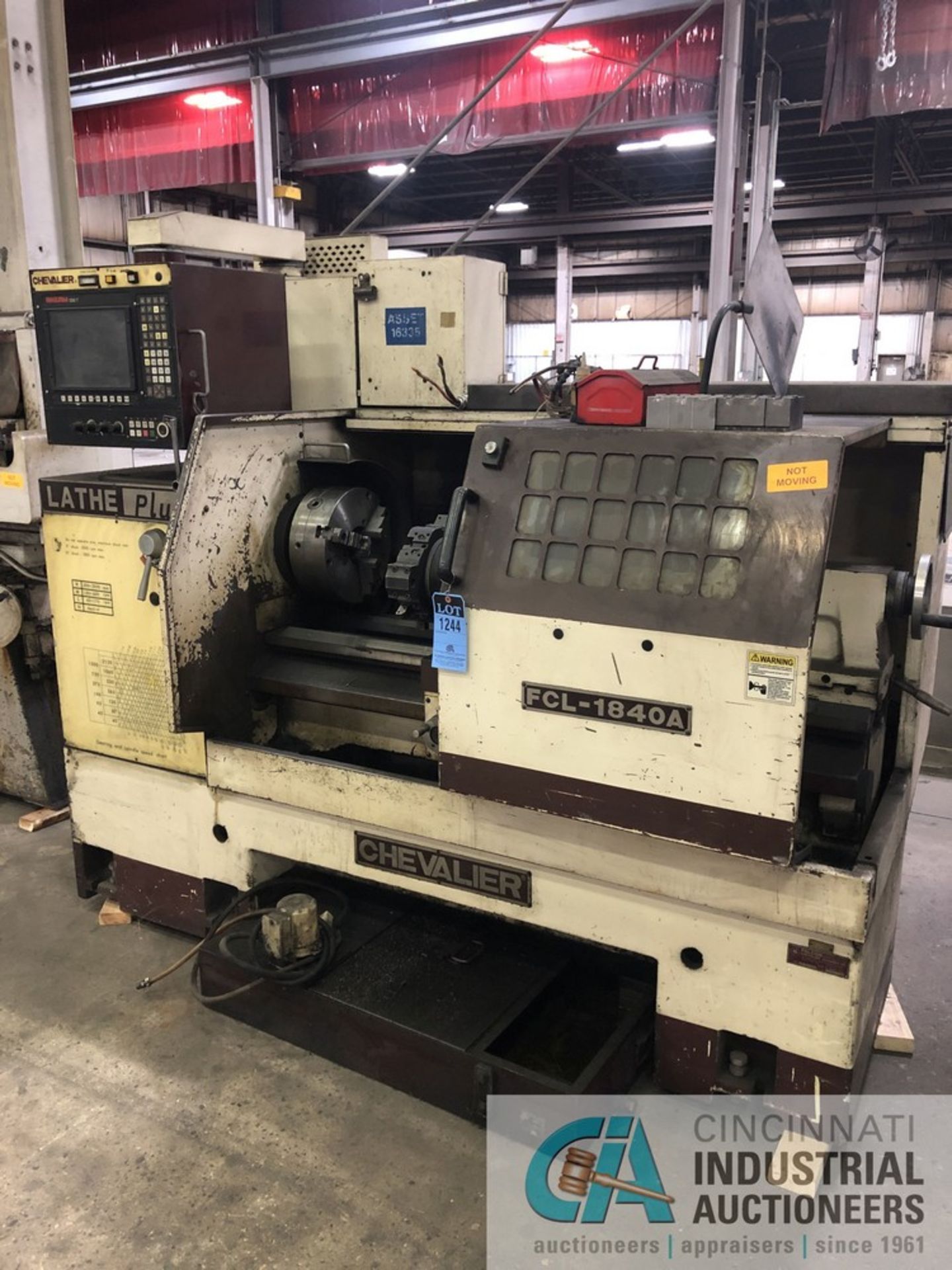 CHEVALIER MODEL FCL1840A CNC LATHE: S/N: X1864009; 18" SWING OVER BED; 10" SWING OVER CROSS SLIDE; - Image 2 of 19