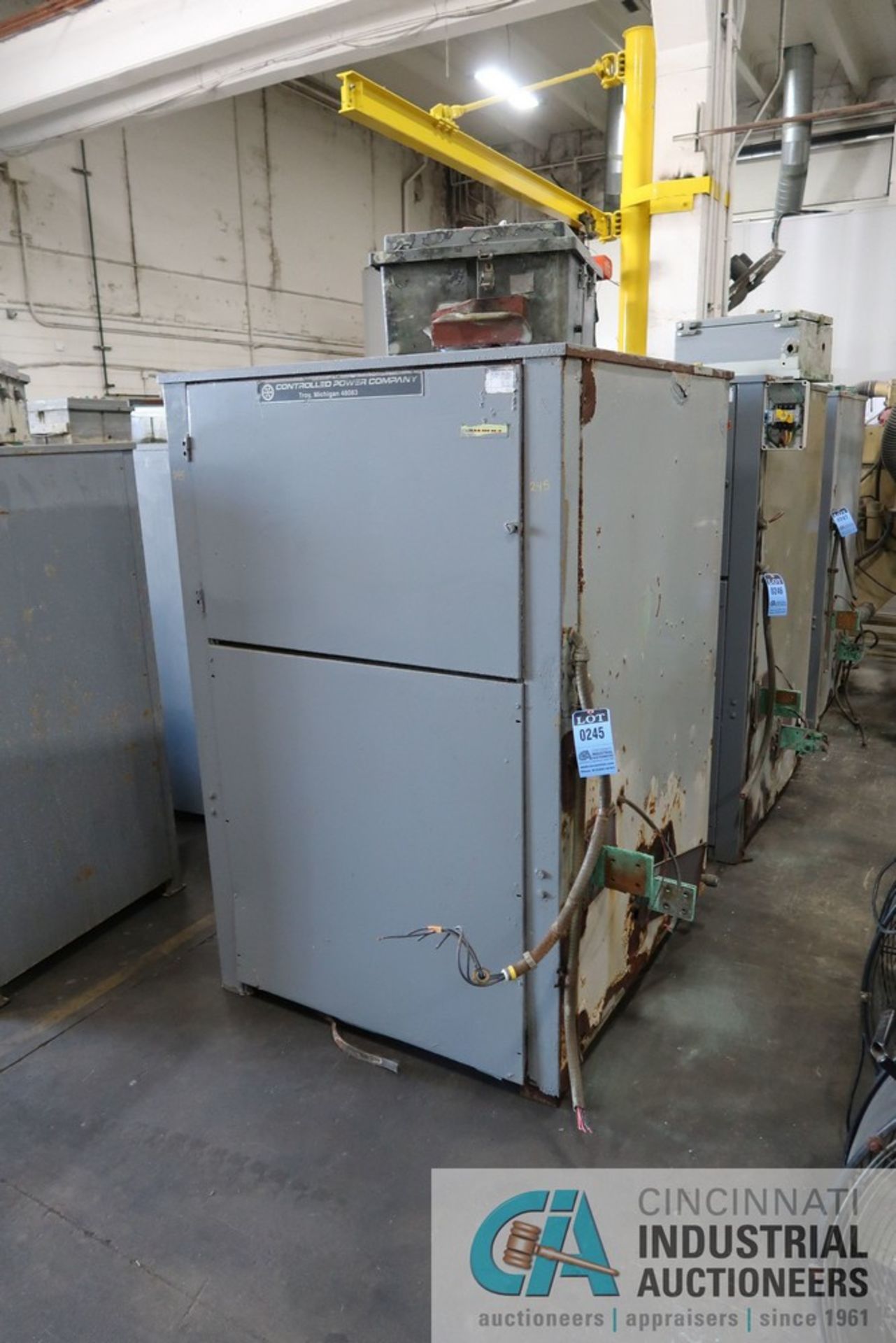 39 KVA CONTROLLED POWER COMPANY RXPO SERIES 30 POWER SUPPLY; S/N P-5-11458-00-4, AC IMPUT 480