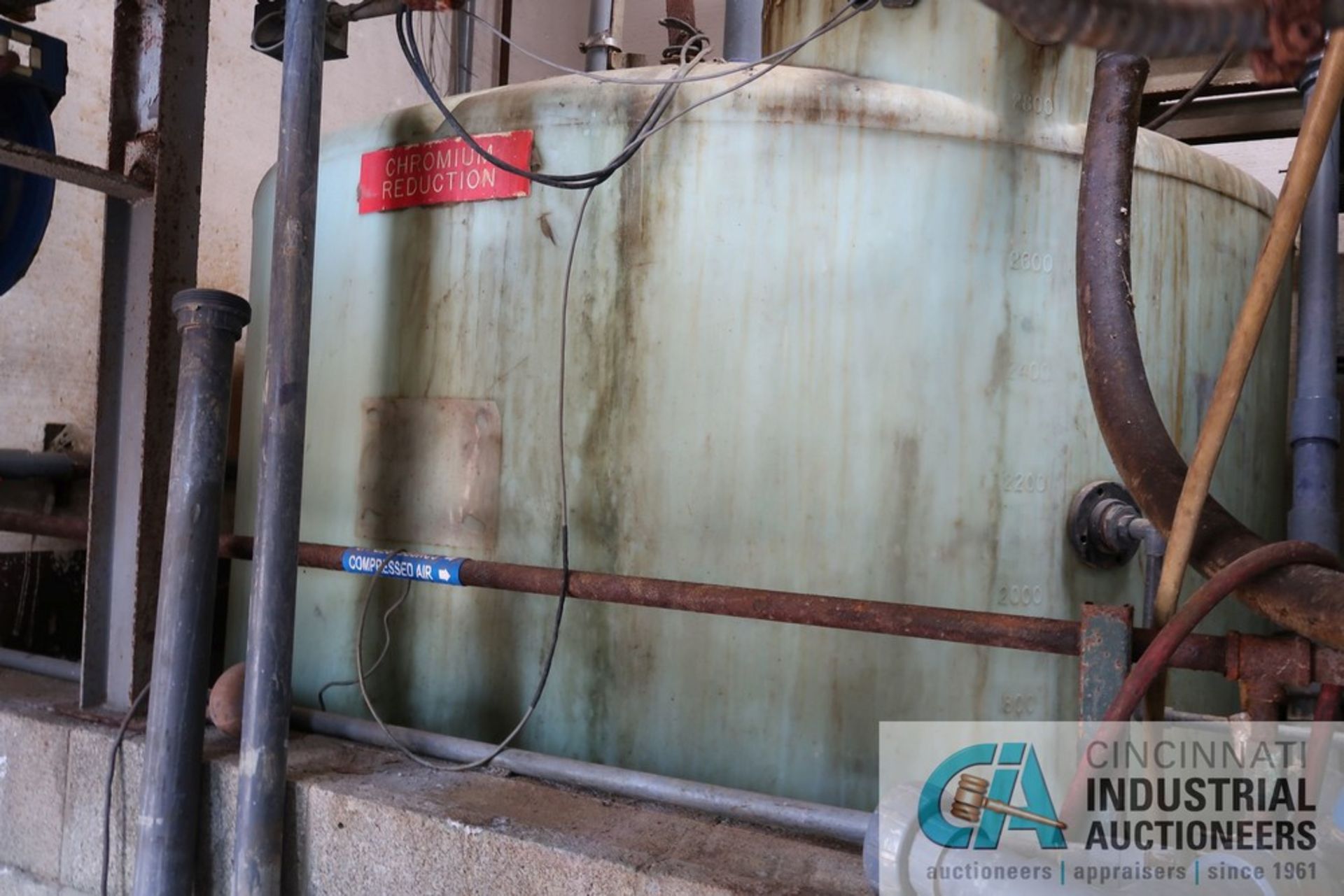 WASTEWATER TREATMENT SYSTEM CONSISTING OF 9,000 GALLON ALKALINE SURGE TANK, 9,000 GALLON - Image 10 of 11