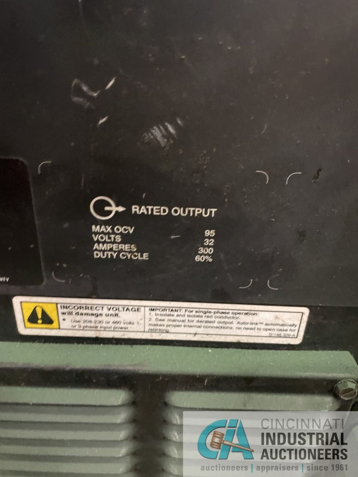 300 AMP MILLER XMT304 DC INVERTER ARC WELDER WITH MILLER S-52C WIRE FEEDER - Image 5 of 8