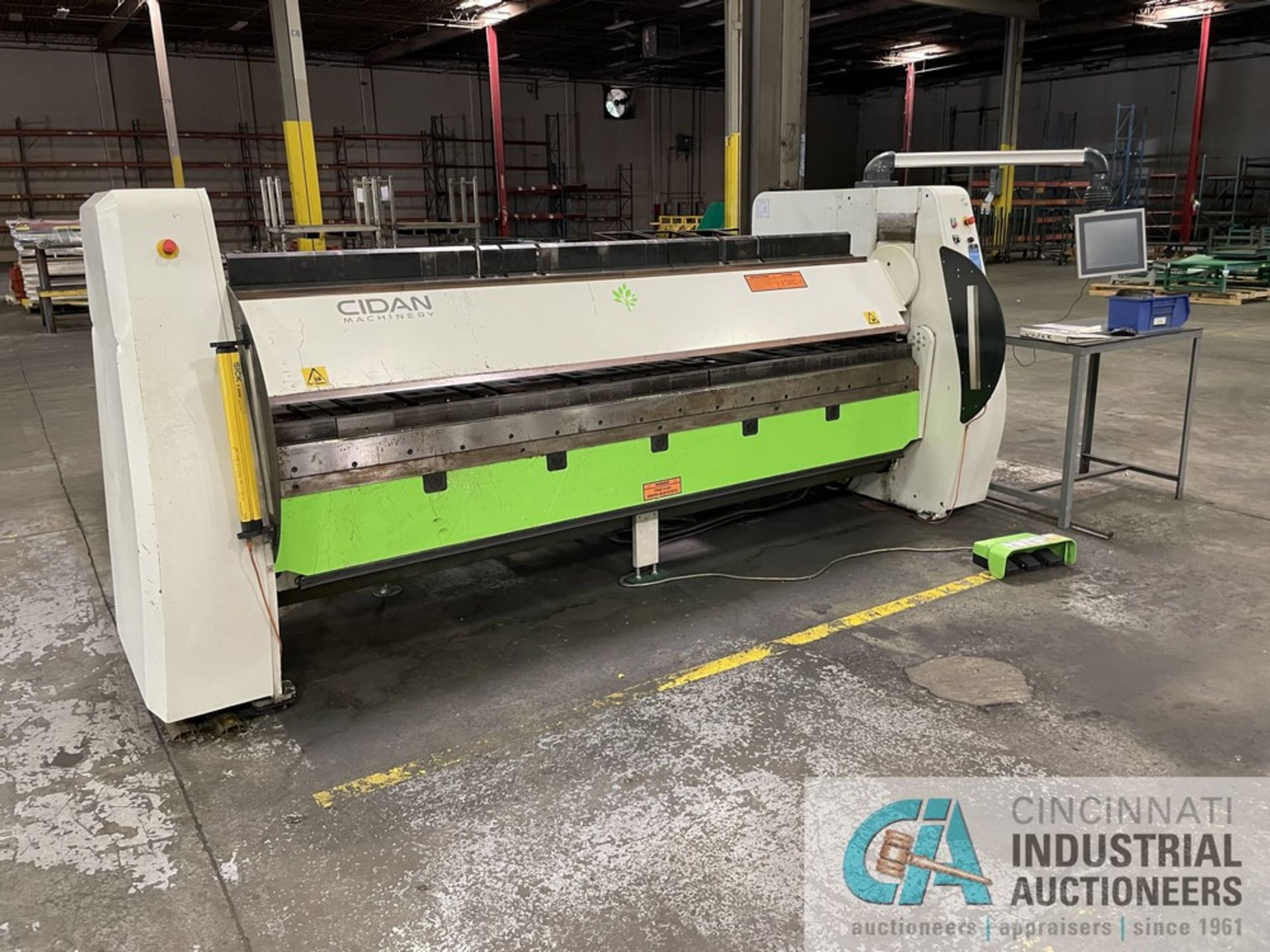 122" X 11 GA. CIDAN FUTURA PLUS CNC FOLDER; S/N 60581-10 (NEW 2016)