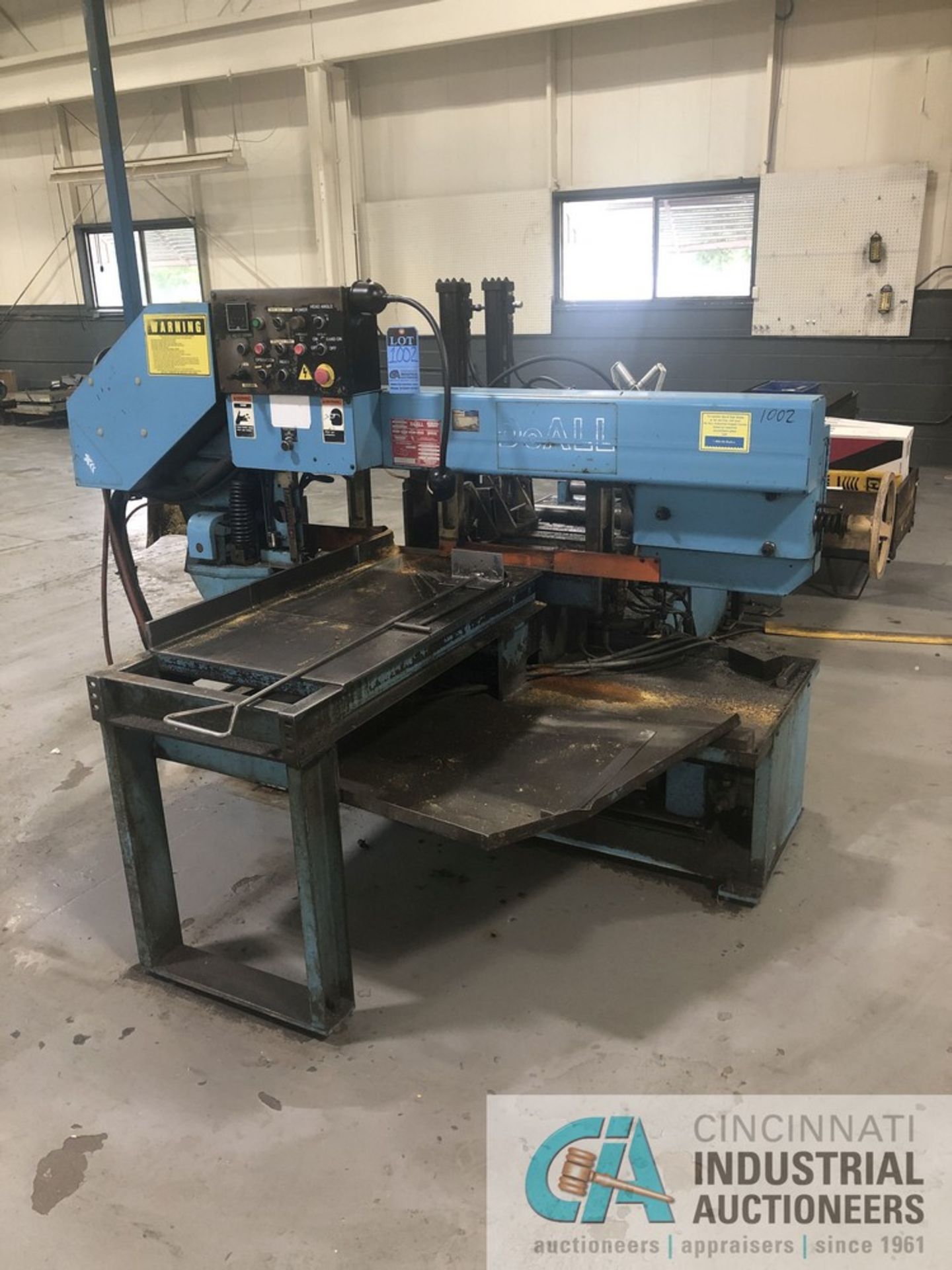 DOALL MODEL C916SA AUTOMATIC HORIZONTAL BANDSAW: S/N: 533-97155; NEW (1997); BLADE WIDTH: 1";