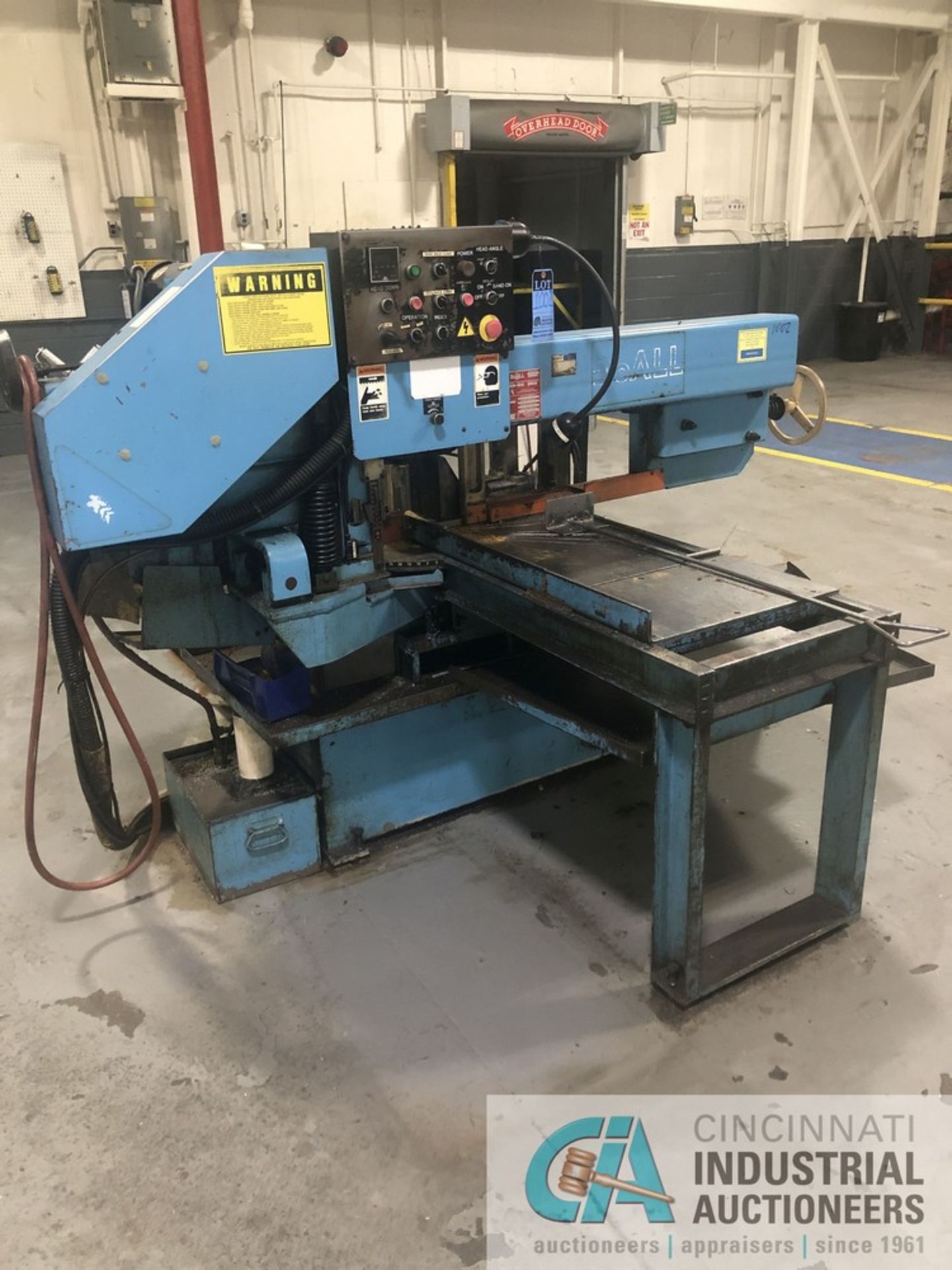 DOALL MODEL C916SA AUTOMATIC HORIZONTAL BANDSAW: S/N: 533-97155; NEW (1997); BLADE WIDTH: 1"; - Image 2 of 6