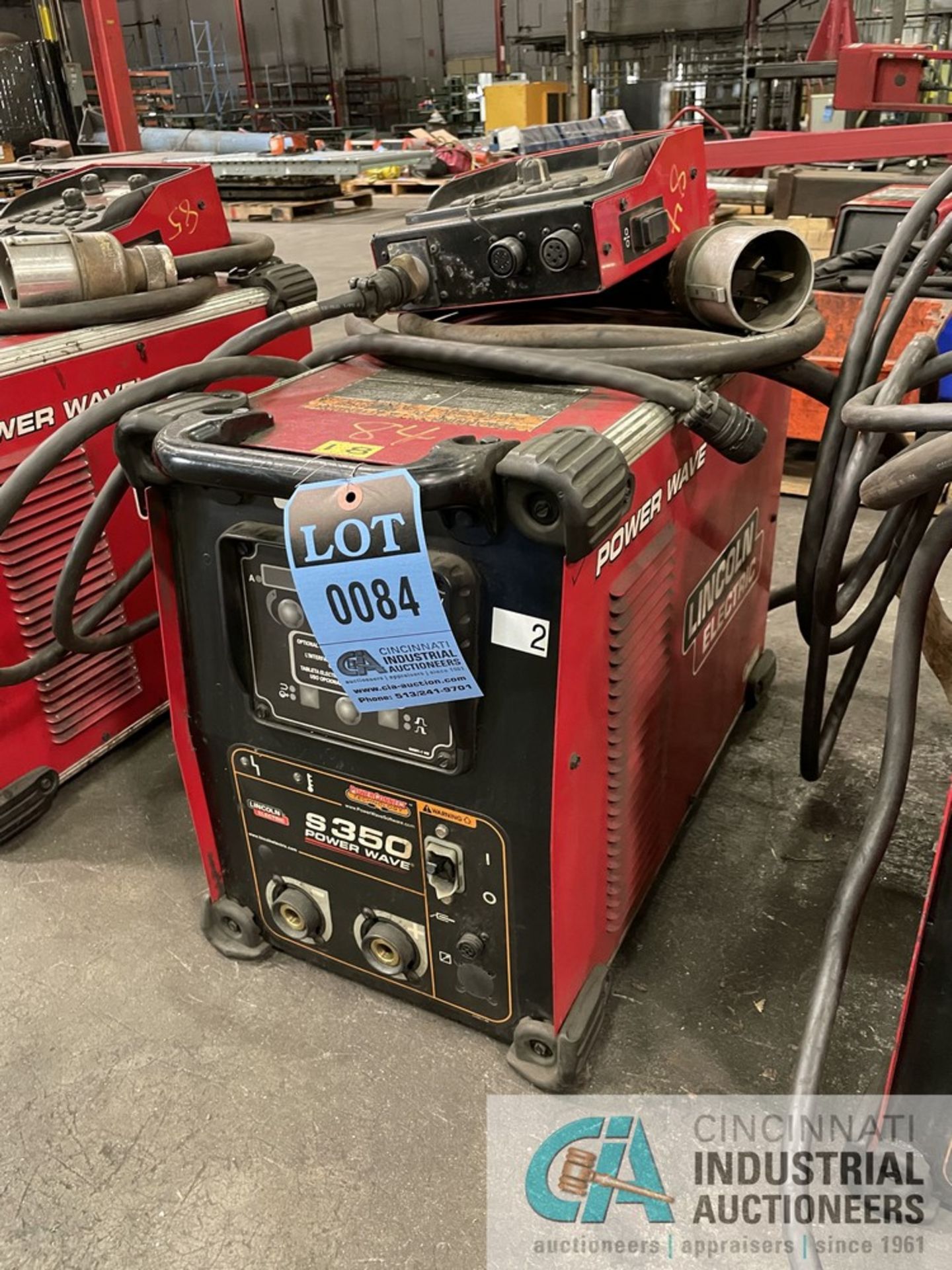 350 AMP LINCOLN S350 POWER WAVE ADVANCED PROCESS WELDER S/N U1130706851, WITH POWER FEED