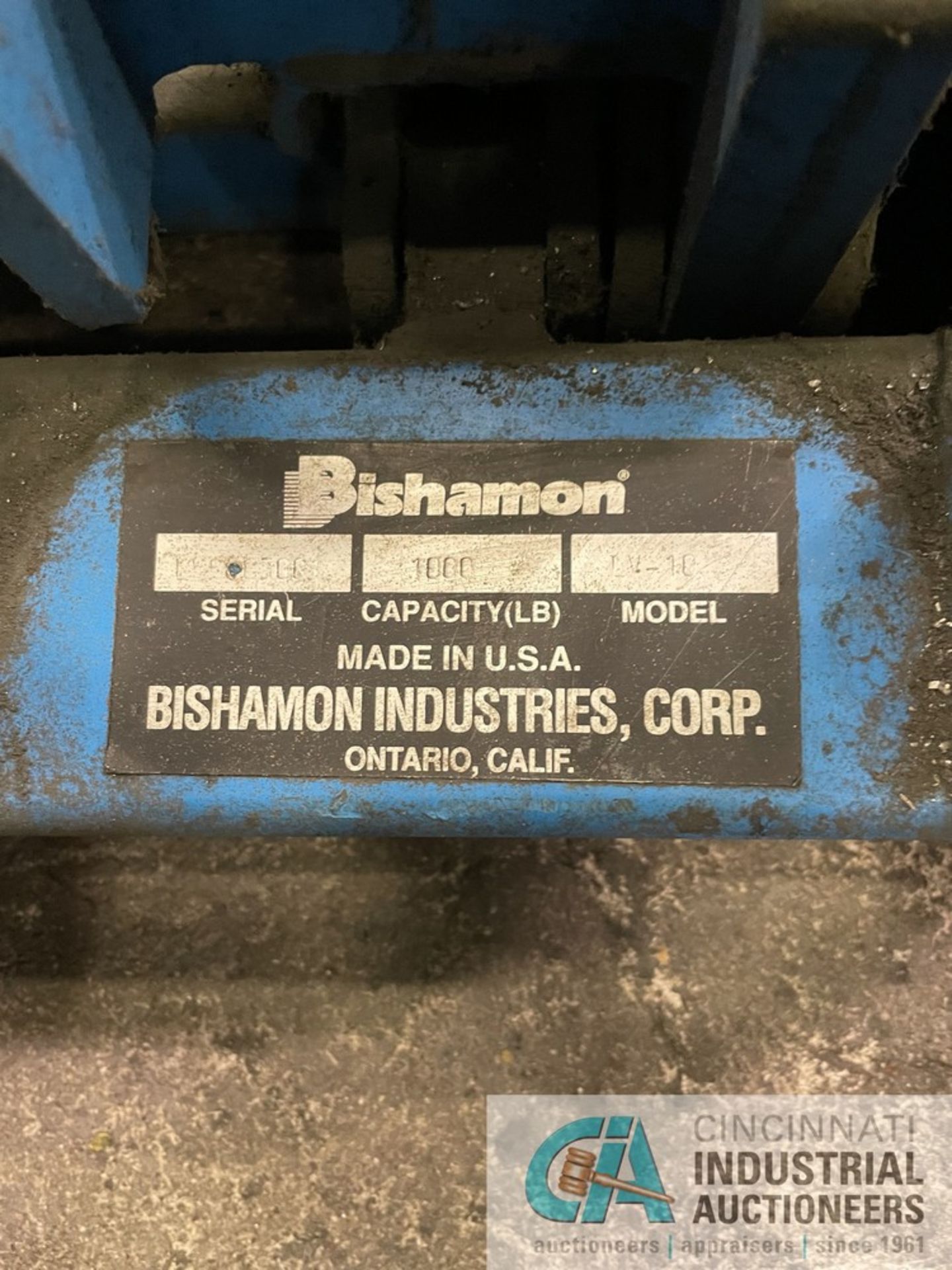 1,000 LB. BISHAMON LV10 PALLET JACK - Image 3 of 3