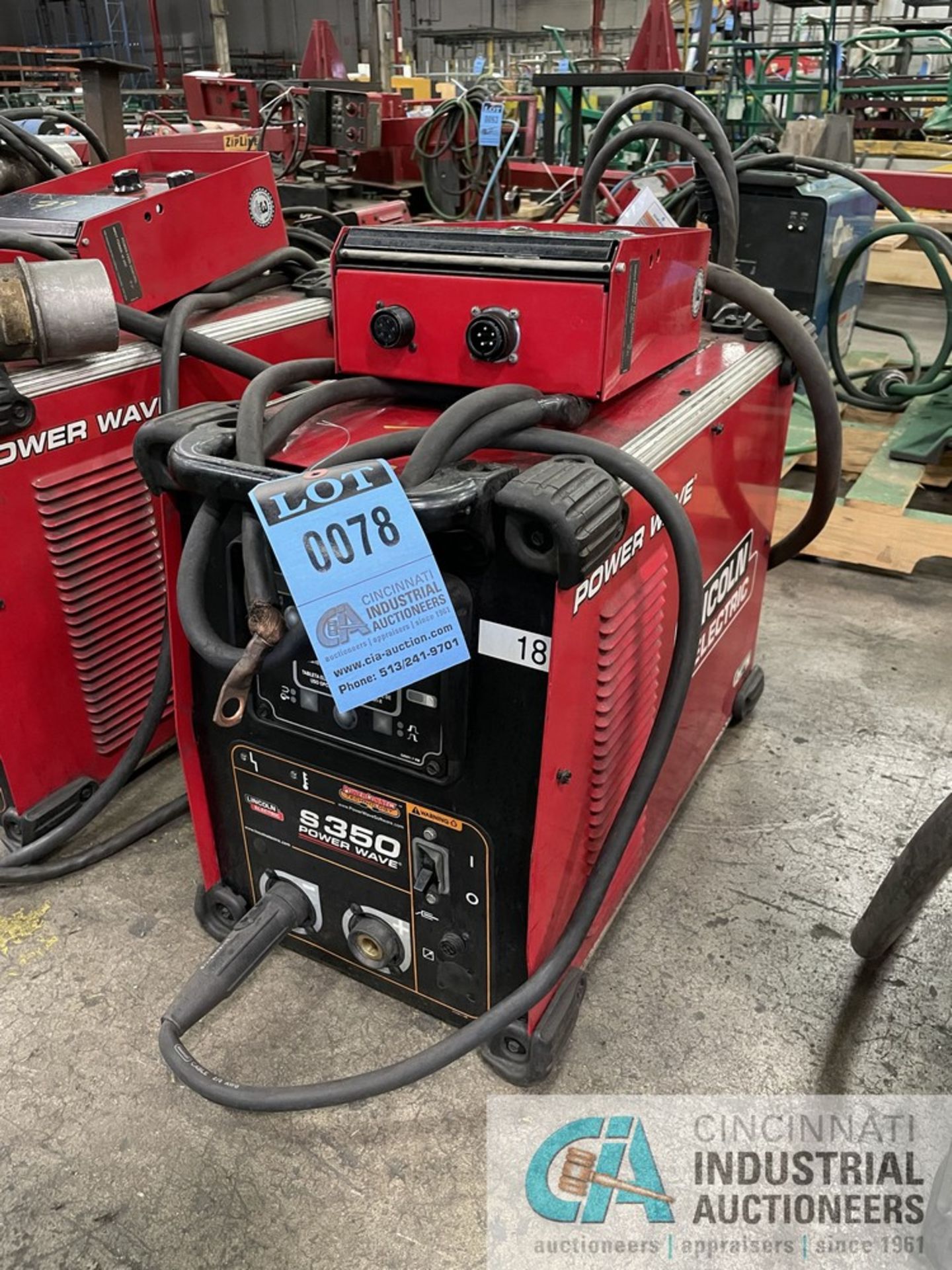 350 AMP LINCOLN S350 POWER WAVE ADVANCED PROCESS WELDER S/N U1130503914, WITH POWER FEED