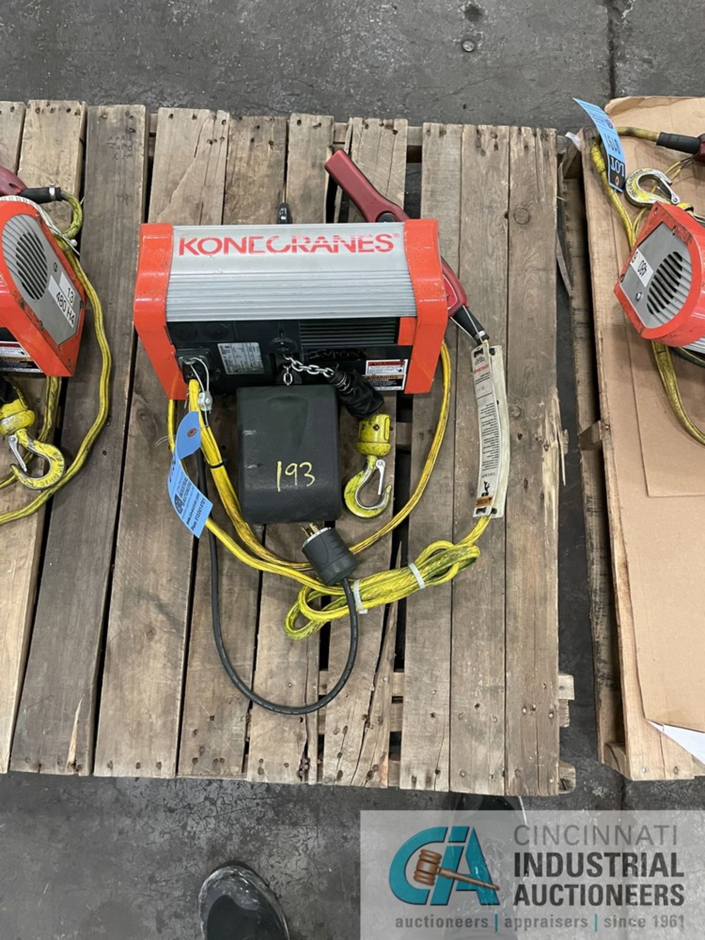 1/4 TON KONE CRANES ELECTRIC CHAIN HOIST (NEW 2018)