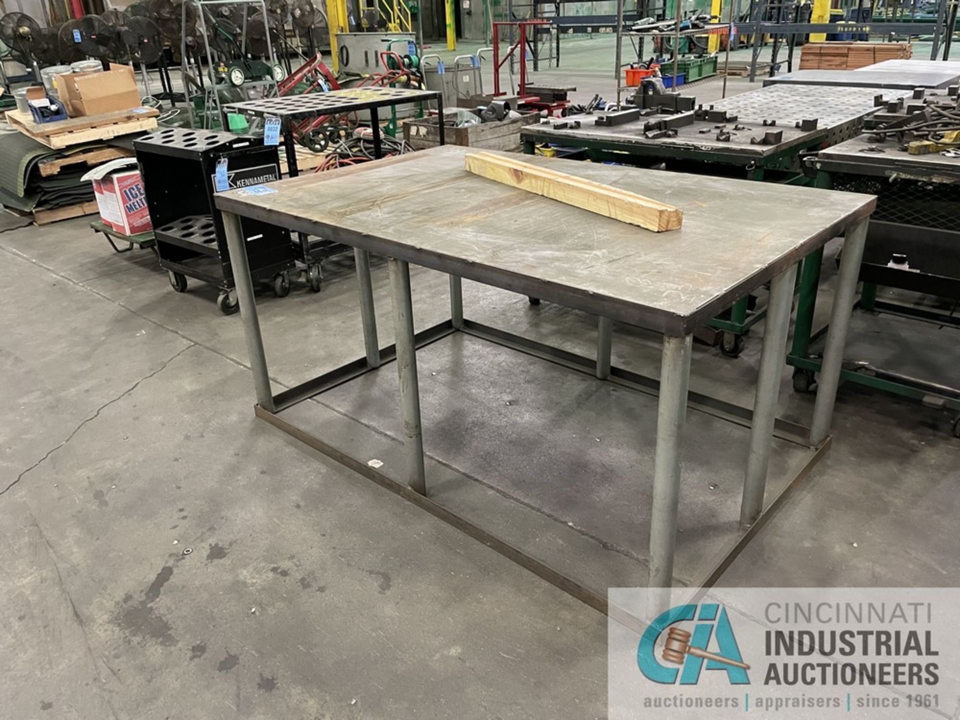 HD STEEL TABLE (74" L X 48" W X 36.5" H) - Image 2 of 3