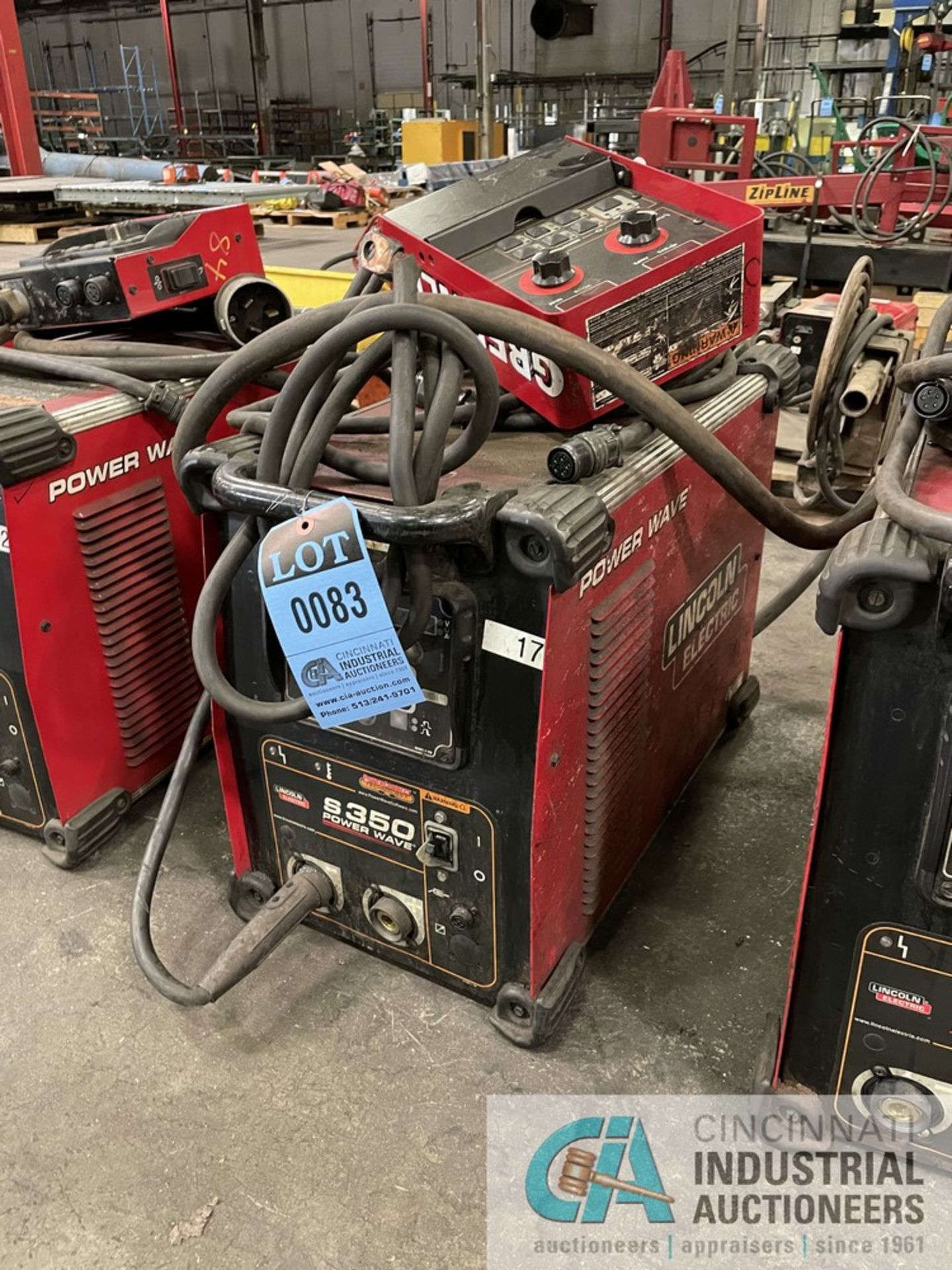 350 AMP LINCOLN S350 POWER WAVE ADVANCED PROCESS WELDER S/N U1130706852, WITH POWER FEED