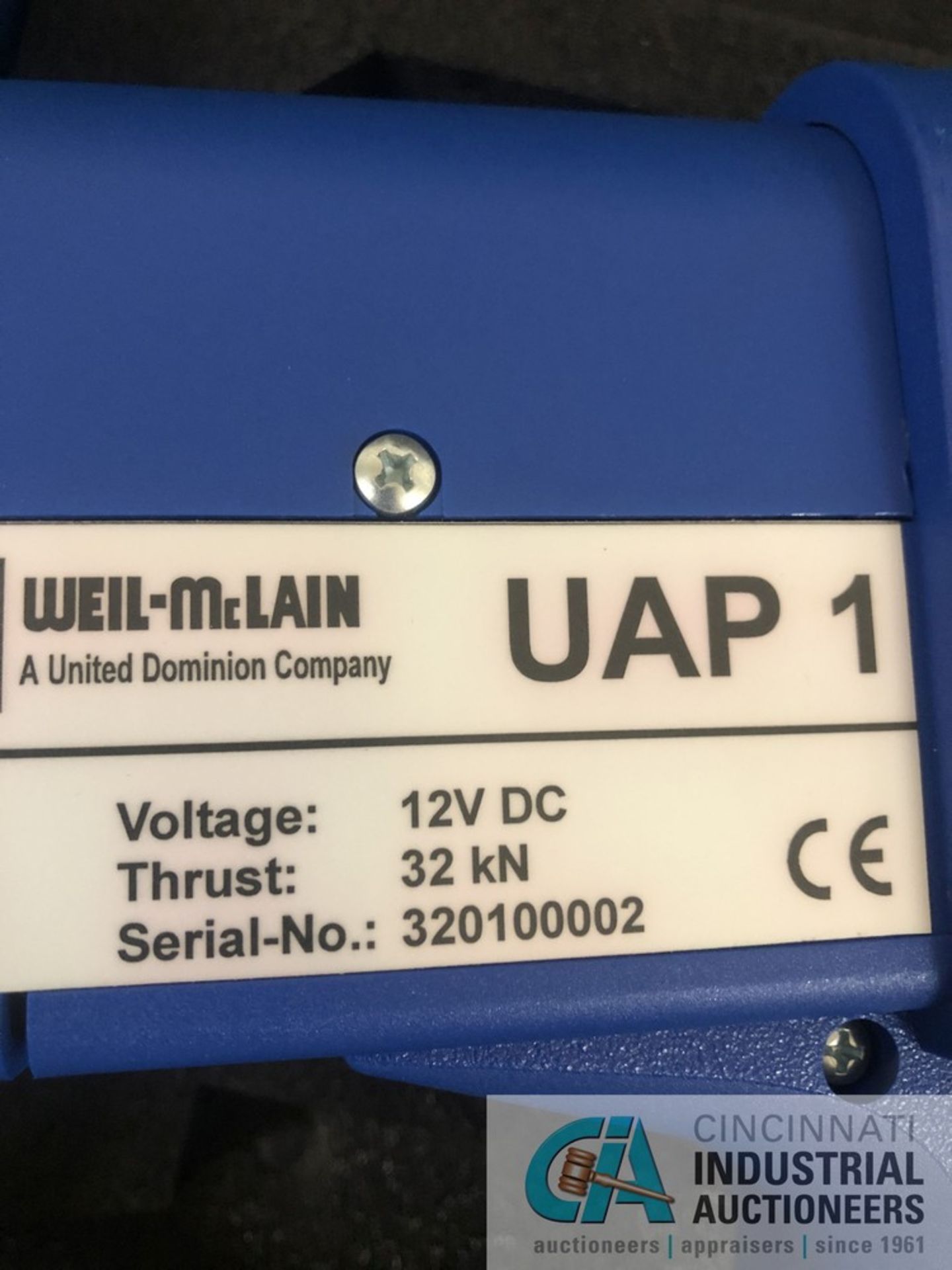 WEIL -MCCLAIN UAP1 BATTERY POWERED HYDRAULIC PRESSING TOOL - Image 5 of 5