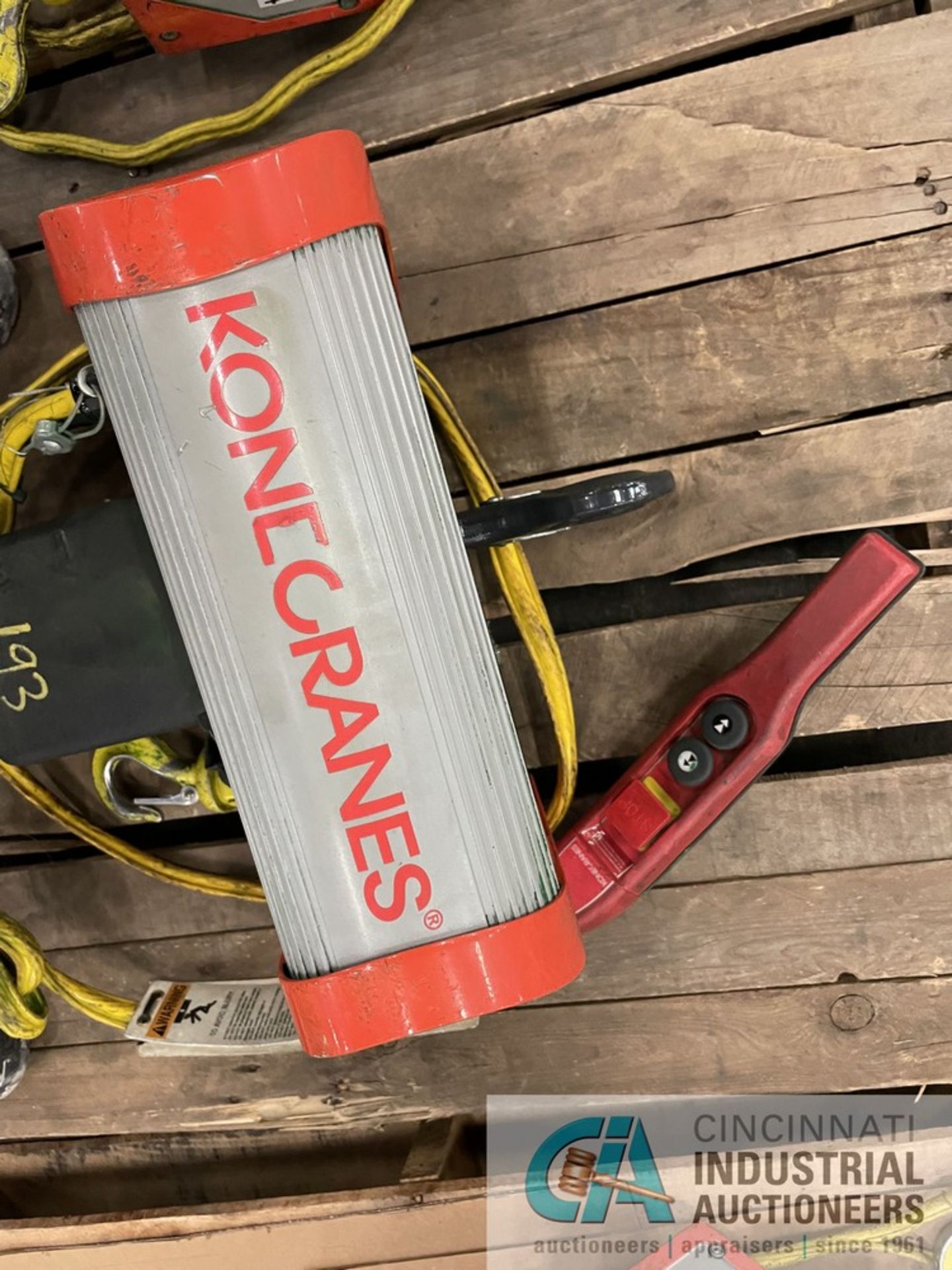 1/4 TON KONE CRANES ELECTRIC CHAIN HOIST (NEW 2018) - Image 4 of 4