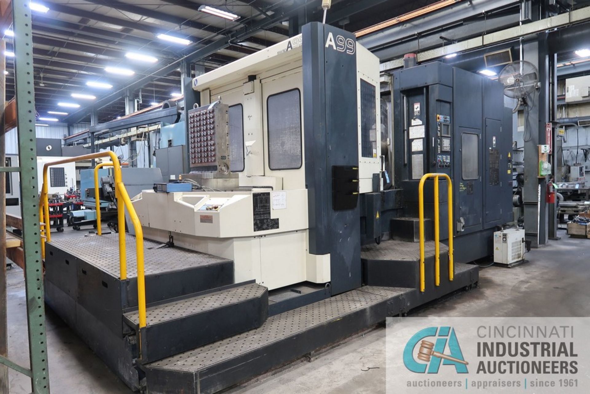 MAKINO MODEL A99 CNC HORIZONTAL MACHINING CENTER; S/N 99, PROFESSIONAL 3 CONTROL, 31.5" X 31.5" - Image 12 of 23