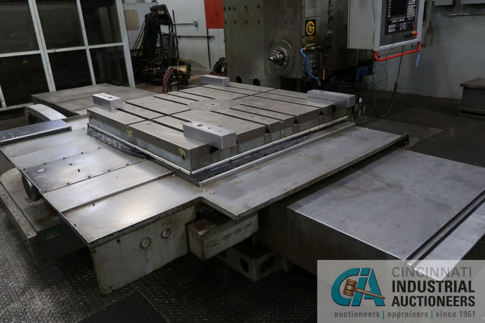 5" GIDDING AND LEWIS CNC HORIZONTAL BORING MILL; S/N N/A (MACHINE NO. B-5) 4' X 4' TABLE, 50 - Image 5 of 15