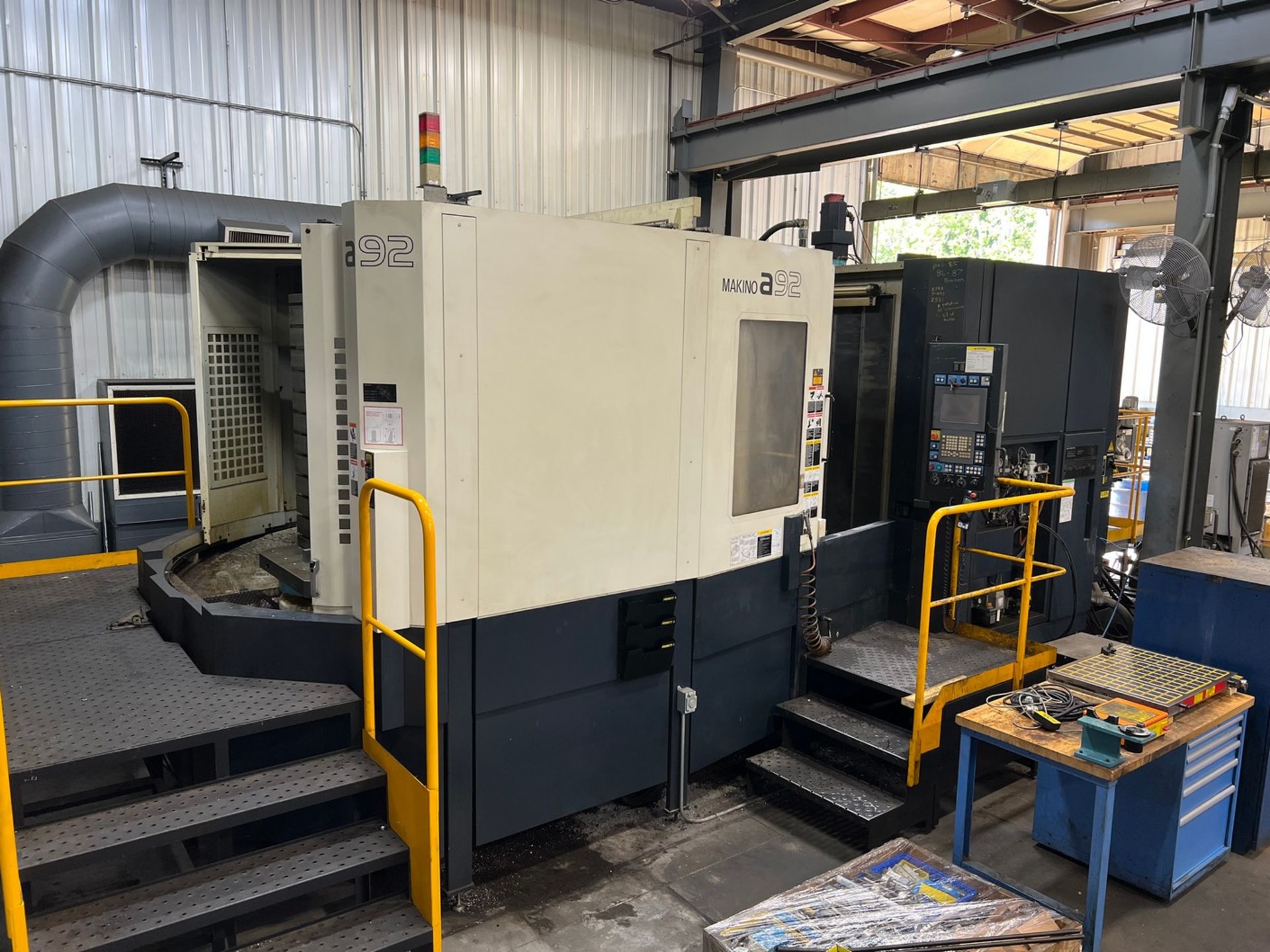 MAKINO MODEL A92 CNC HORIZONTAL MACHINING CENTER; S/N 1, PROFESSIONAL 5 CONTROL, 31.5" X 39.5"