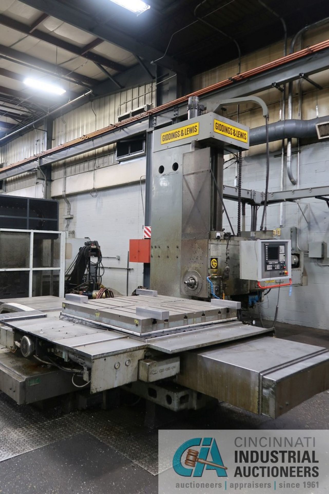 5" GIDDING AND LEWIS CNC HORIZONTAL BORING MILL; S/N N/A (MACHINE NO. B-5) 4' X 4' TABLE, 50 - Image 3 of 15