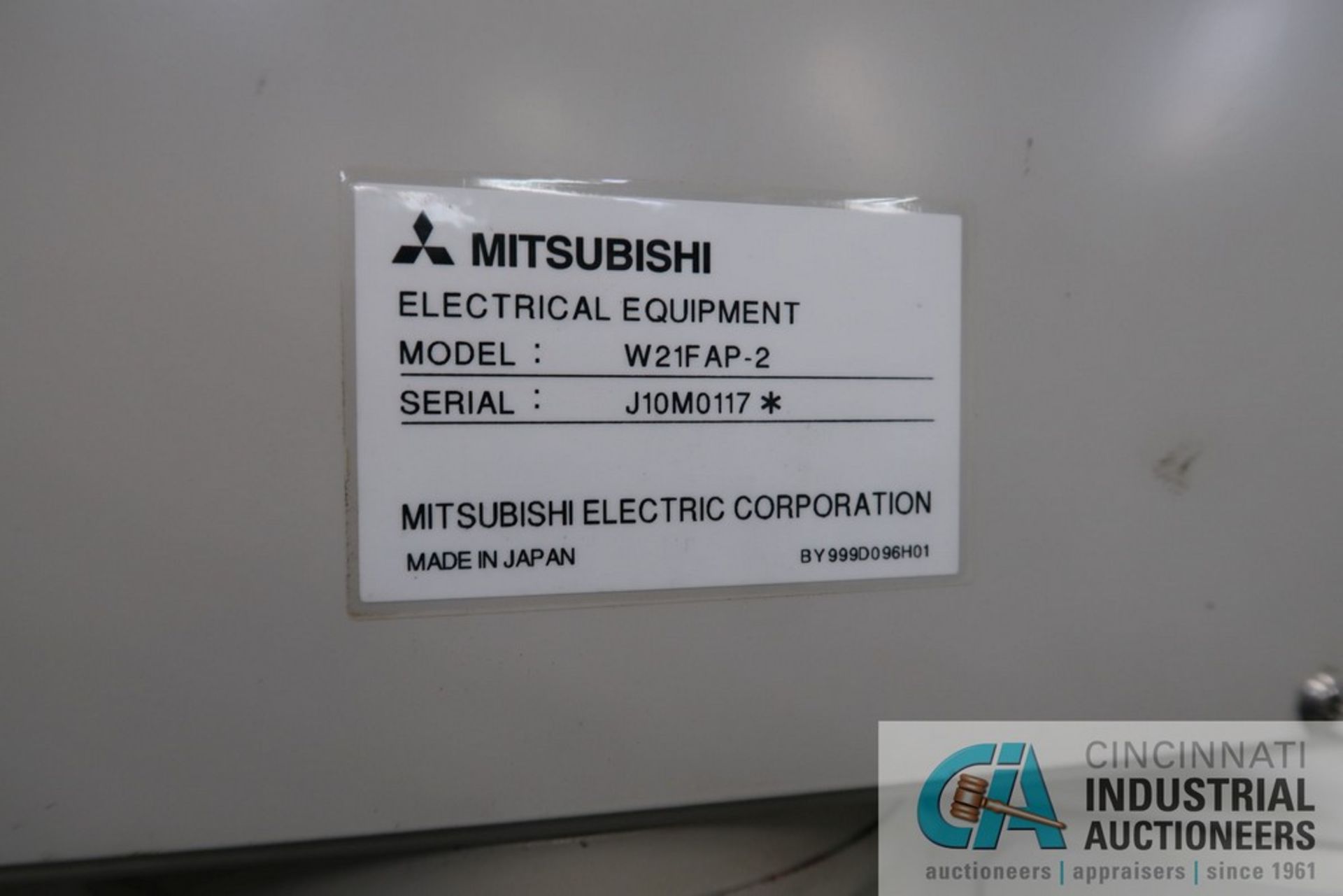 MITSUBISHI MODEL FA10PM WIRE EDM; S/N 03F1P117 (NEW 2002) **SPECIAL NOTICE - MACHINE DISASSEMBLED BY - Image 17 of 18