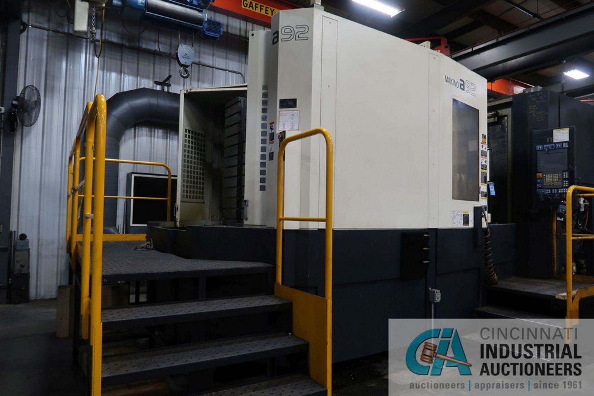 MAKINO MODEL A92 CNC HORIZONTAL MACHINING CENTER; S/N 1, PROFESSIONAL 5 CONTROL, 31.5" X 39.5" - Image 15 of 24