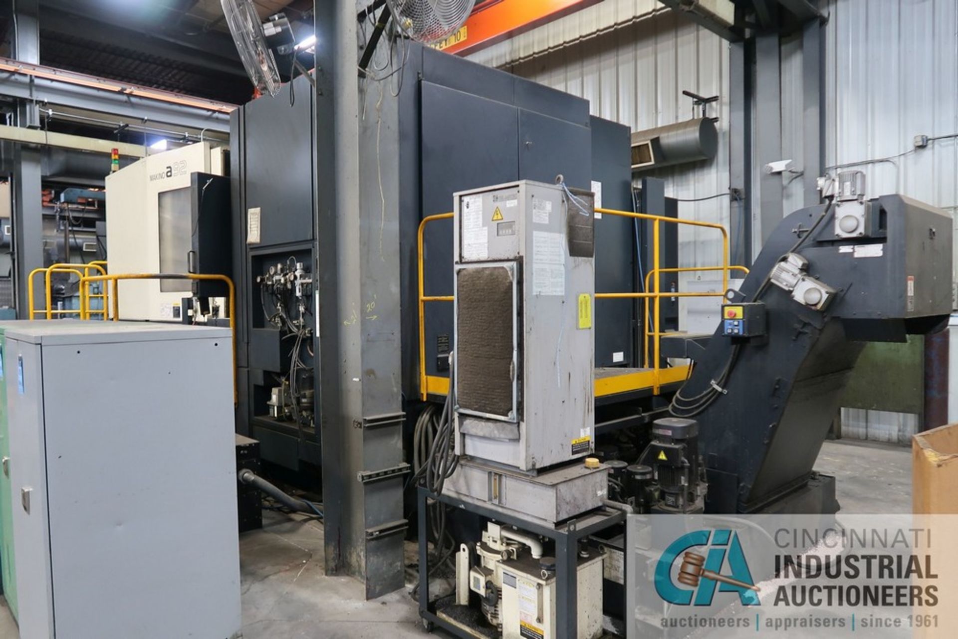 MAKINO MODEL A92 CNC HORIZONTAL MACHINING CENTER; S/N 1, PROFESSIONAL 5 CONTROL, 31.5" X 39.5" - Image 9 of 24