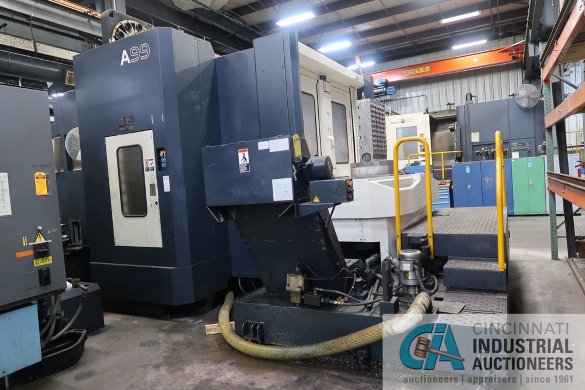 MAKINO MODEL A99 CNC HORIZONTAL MACHINING CENTER; S/N 99, PROFESSIONAL 3 CONTROL, 31.5" X 31.5" - Image 13 of 23