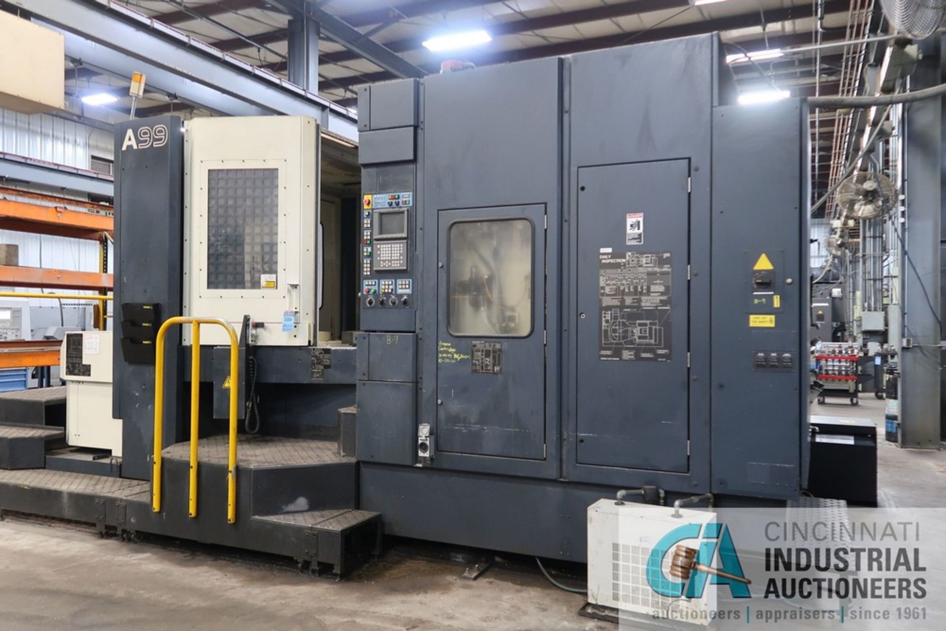 MAKINO MODEL A99 CNC HORIZONTAL MACHINING CENTER; S/N 99, PROFESSIONAL 3 CONTROL, 31.5" X 31.5" - Image 6 of 23