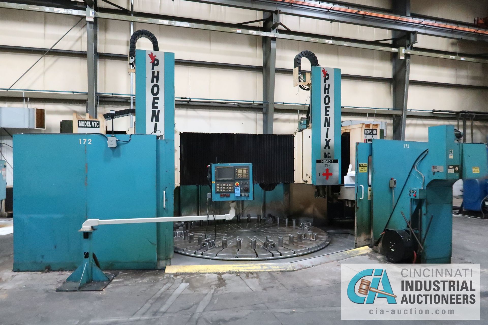 144" / 160" PHOENIX MODEL VTC 144/160 CNC VERTICAL TURNING CENTER; S/N M1567, FANUC 18iT, 144"