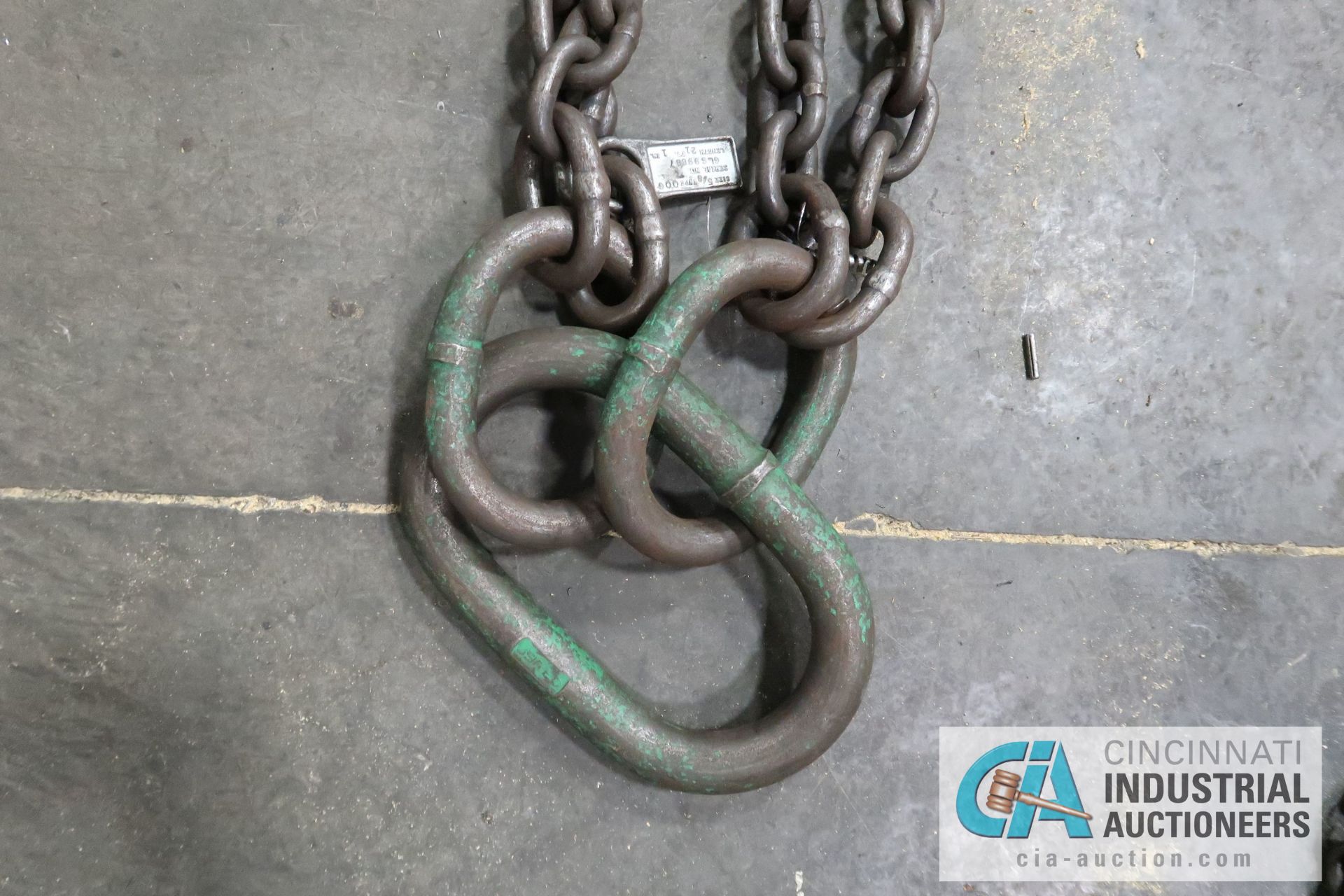 20 FT. 2-HOOK CRANE CHAINS - Image 3 of 3