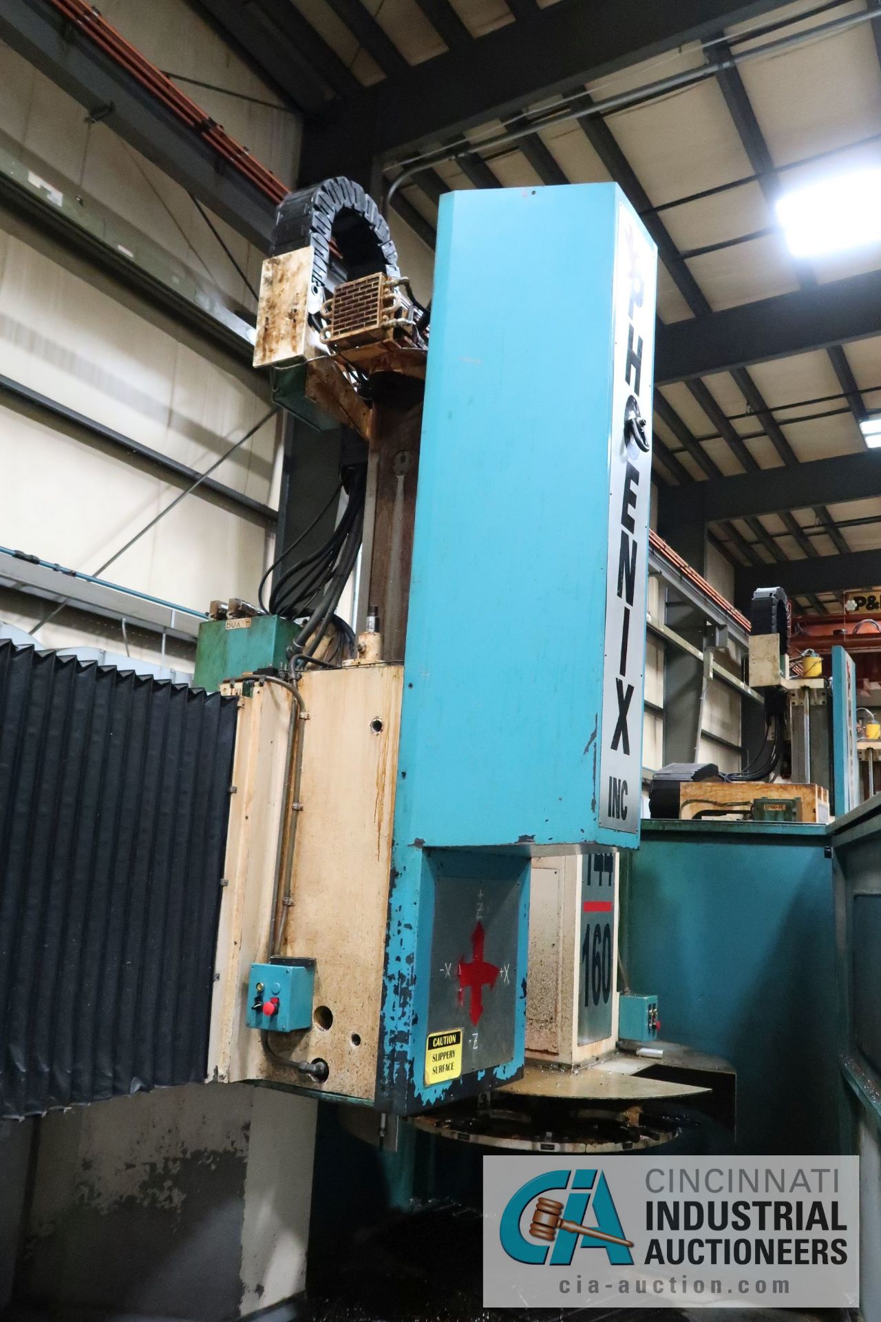 144" / 160" PHOENIX MODEL VMC 144/160 CNC VERTICAL TURNING CENTER WITH LIVE TOOING; S/N M-1562, - Image 7 of 24