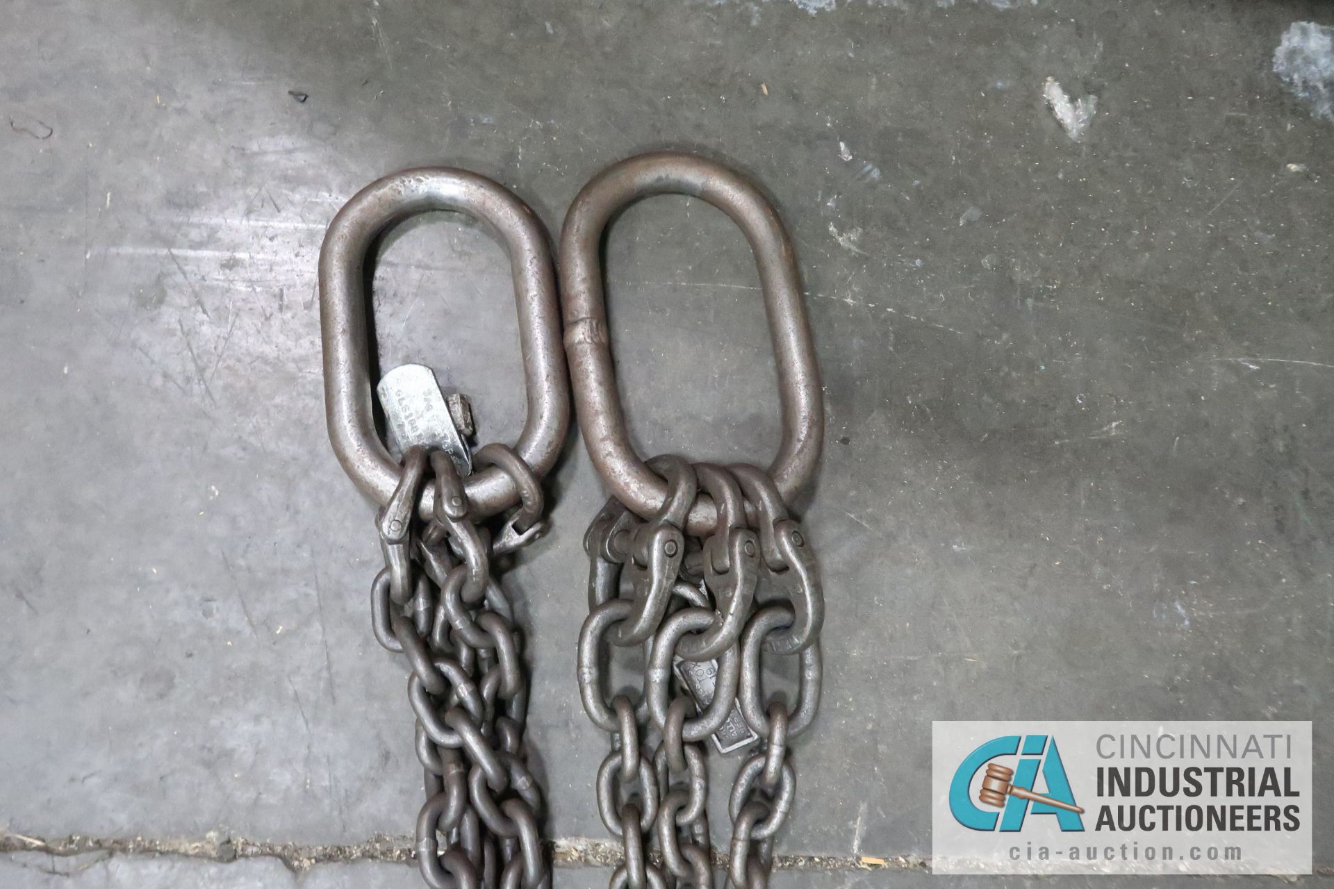 6 FT. 3-HOOK CRANE CHAINS - Image 3 of 3
