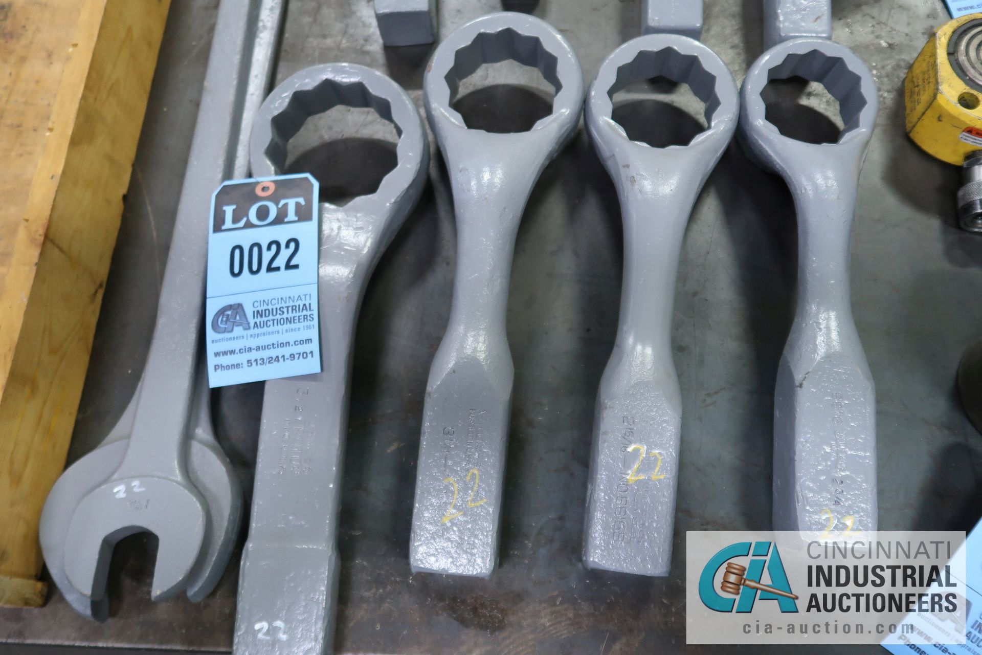 (LOT) STRIKING WRENCHES 2 1/8"-3 1/2" - Image 2 of 3