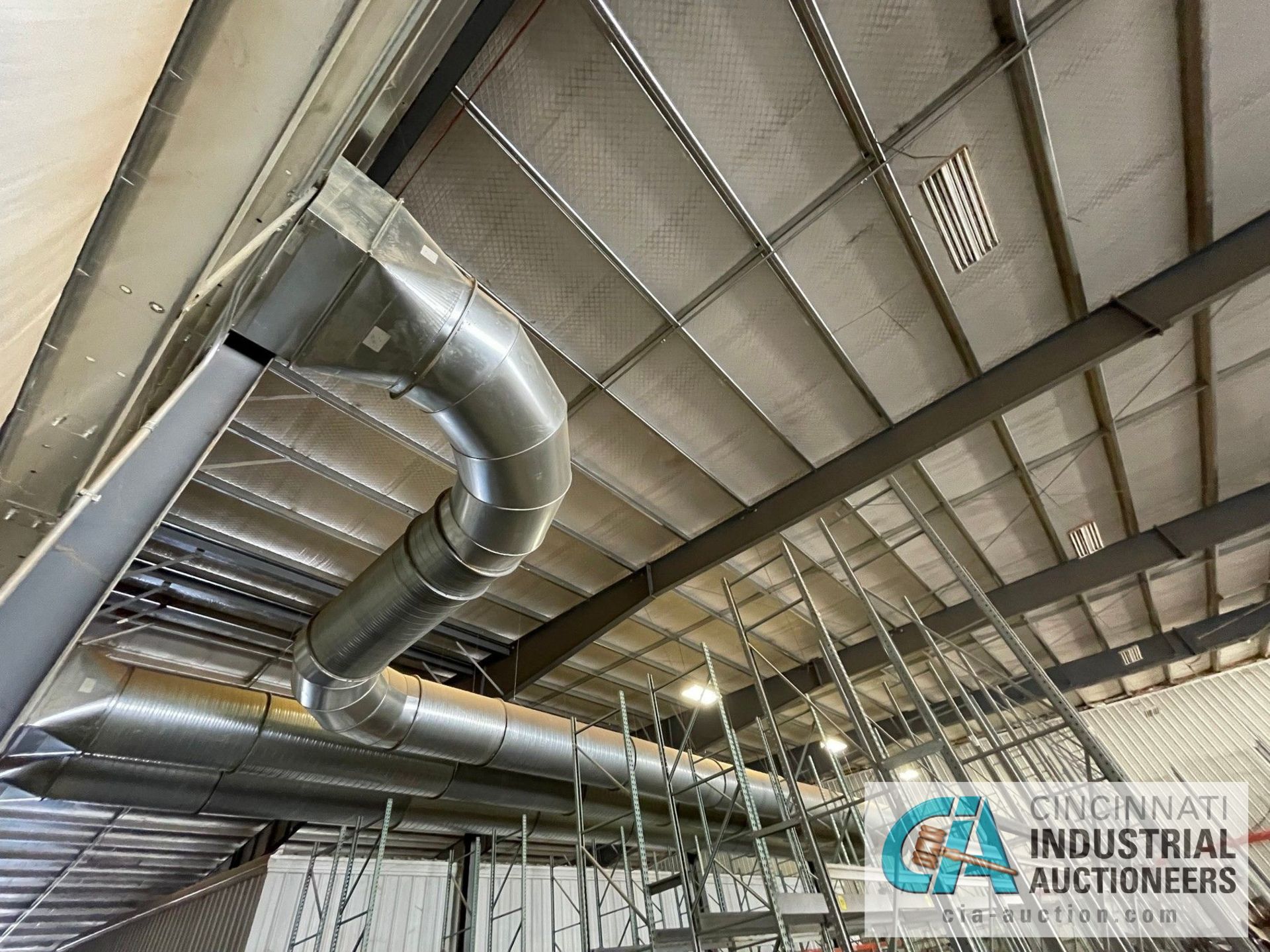 (LOT) DUCT WORK FOR LOT 2 BLOWER; APPROX. 85' 37.5" DIA. SPIRAL DUCT AND APPROX. 200" HIGH 36" X 36" - Image 10 of 15