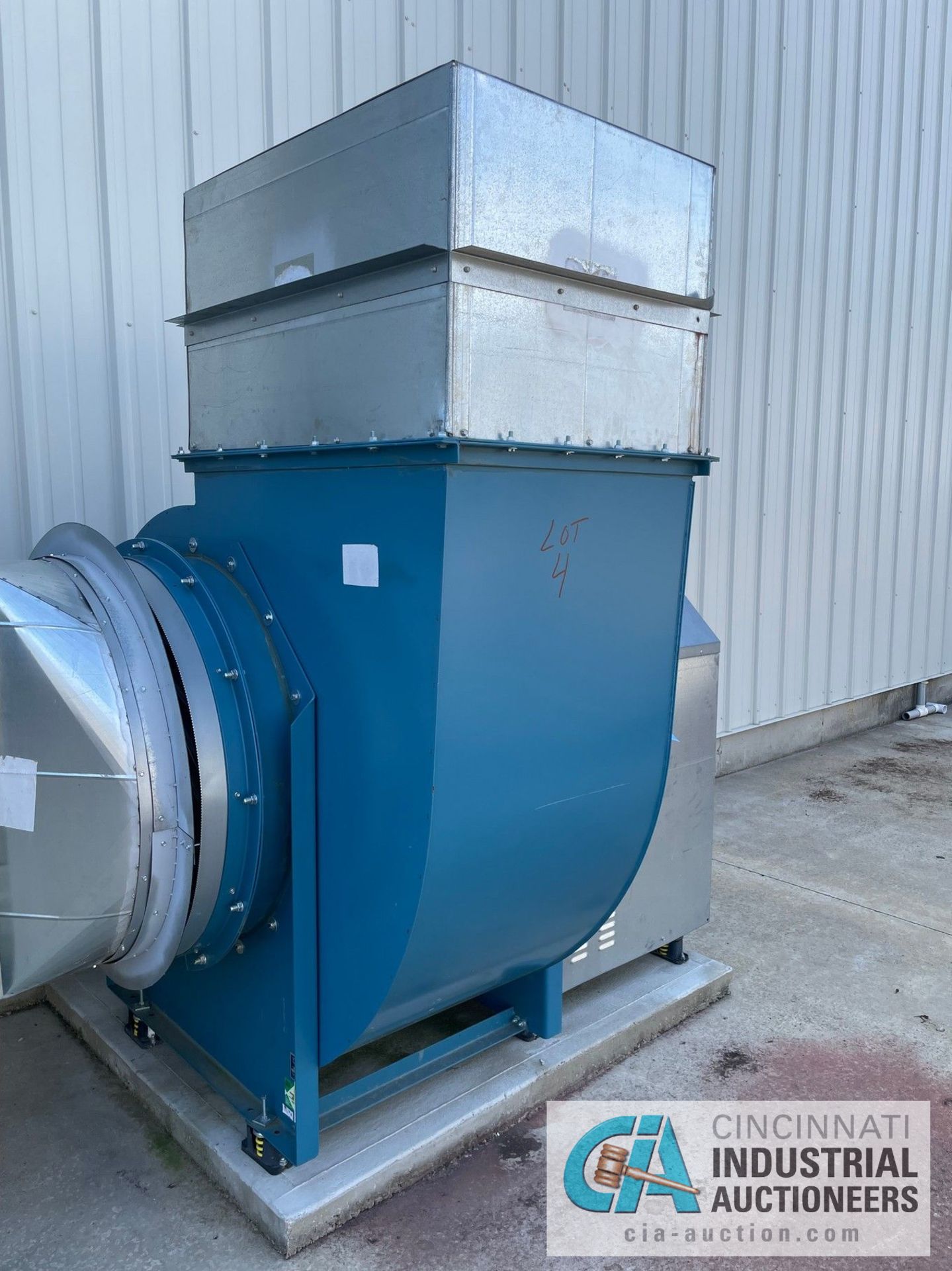 30,000 CFM X 40-HP TCF TWIN CITY FAN BLOWER SYSTEM WITH JOHNSON CONTROLS MODEL AYK-550 V/S DRIVE; - Image 3 of 15