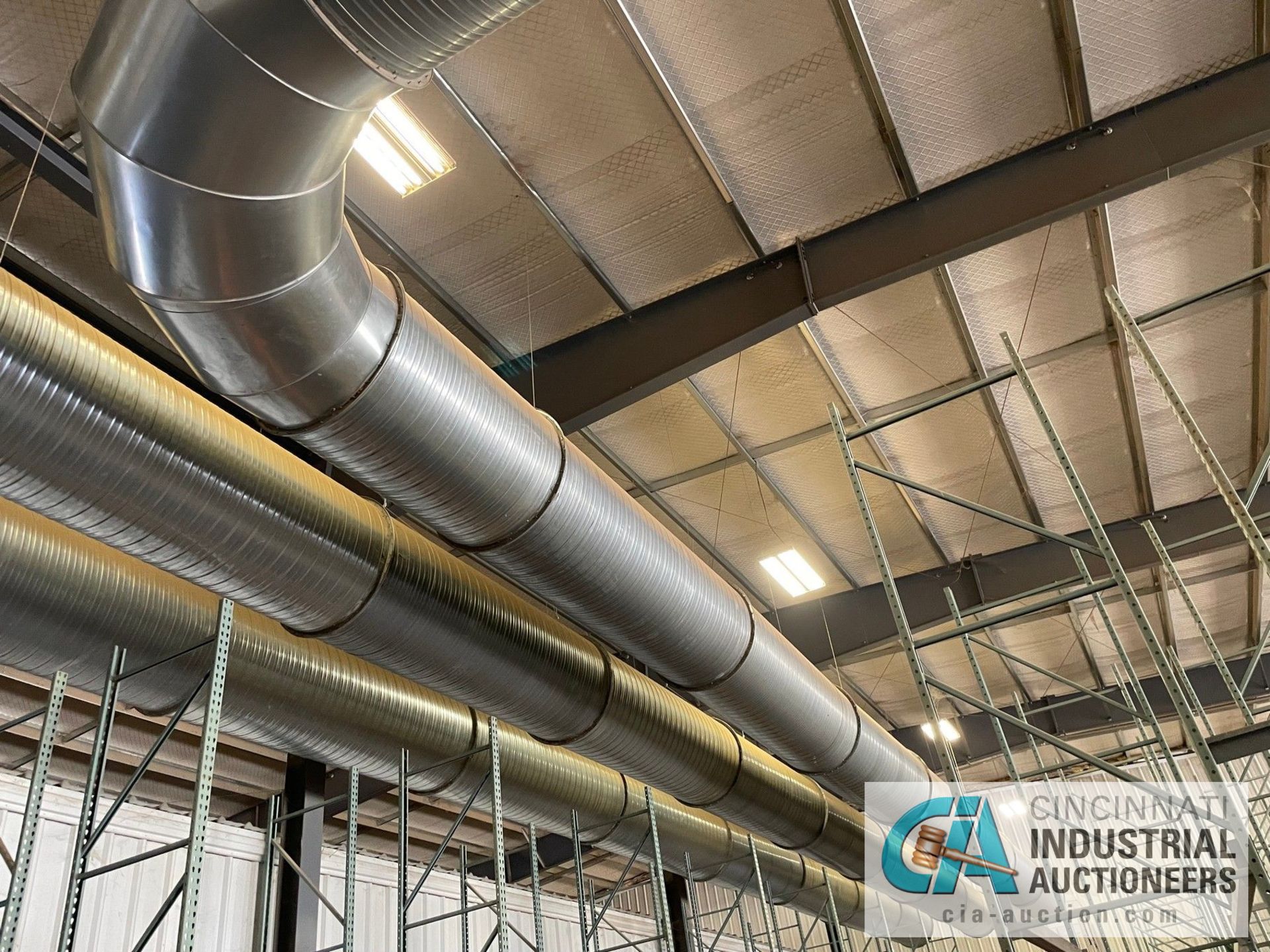 (LOT) DUCT WORK FOR LOT 2 BLOWER; APPROX. 85' 37.5" DIA. SPIRAL DUCT AND APPROX. 200" HIGH 36" X 36" - Image 12 of 15