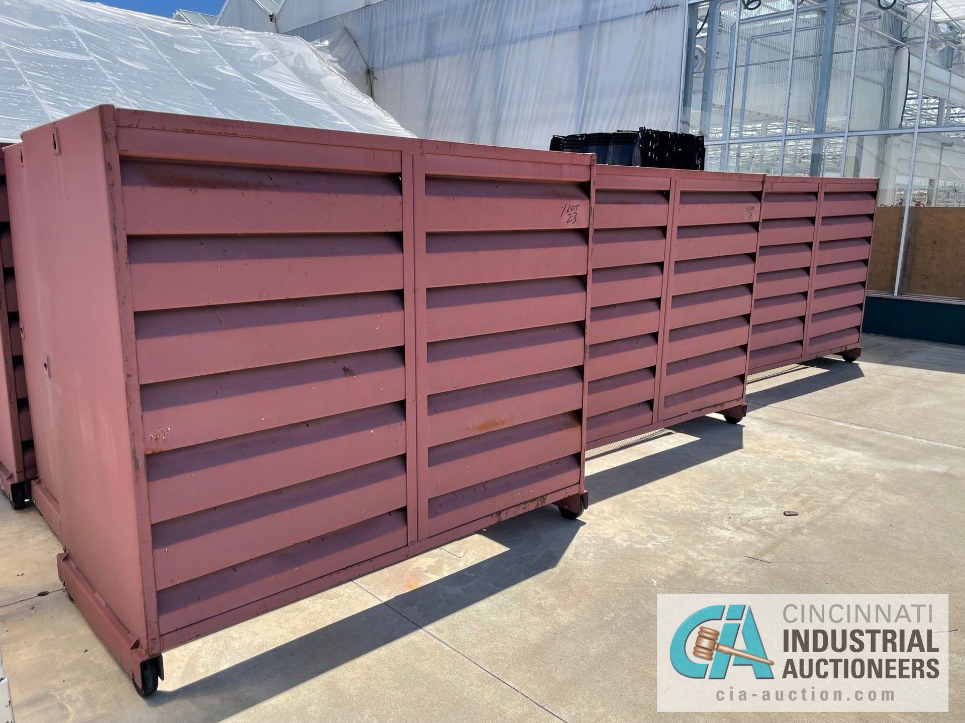 40' LONG TOBACCO BARN CO. MODEL 40' HIGH CUBE NATURAL GAS DRYING CONTAINER; S/N 150528X, SILENT - Image 9 of 14