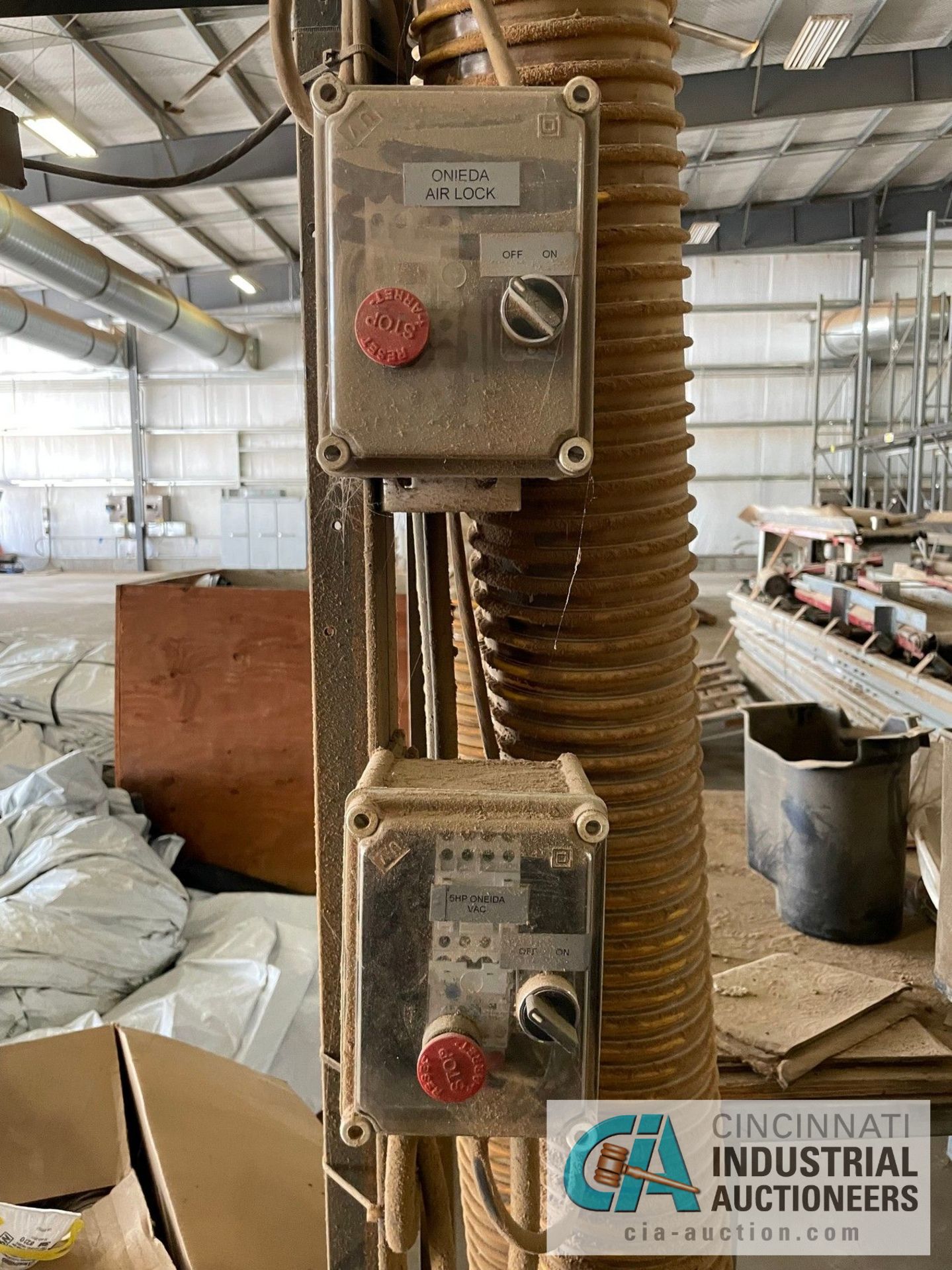 ONEIDA APPROX. 5-HP CYCLONE DUST COLLECTOR - Image 3 of 6