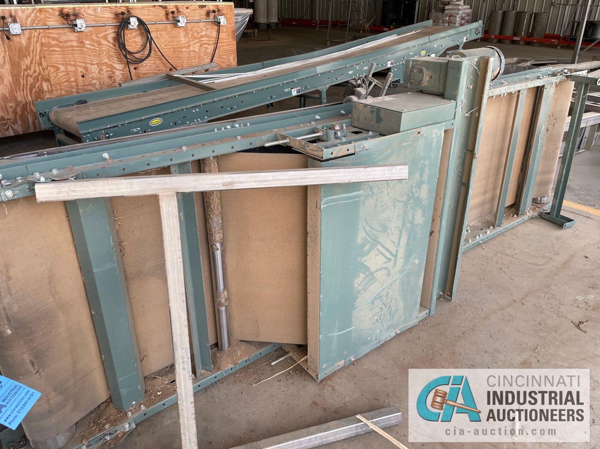 (LOT) (5) SECTIONS 36" WIDE HYTROL MODEL SB BELT CONVEYOR; (1) 270" LONG, (4) 150" LONG, SOME HAVE - Image 11 of 15