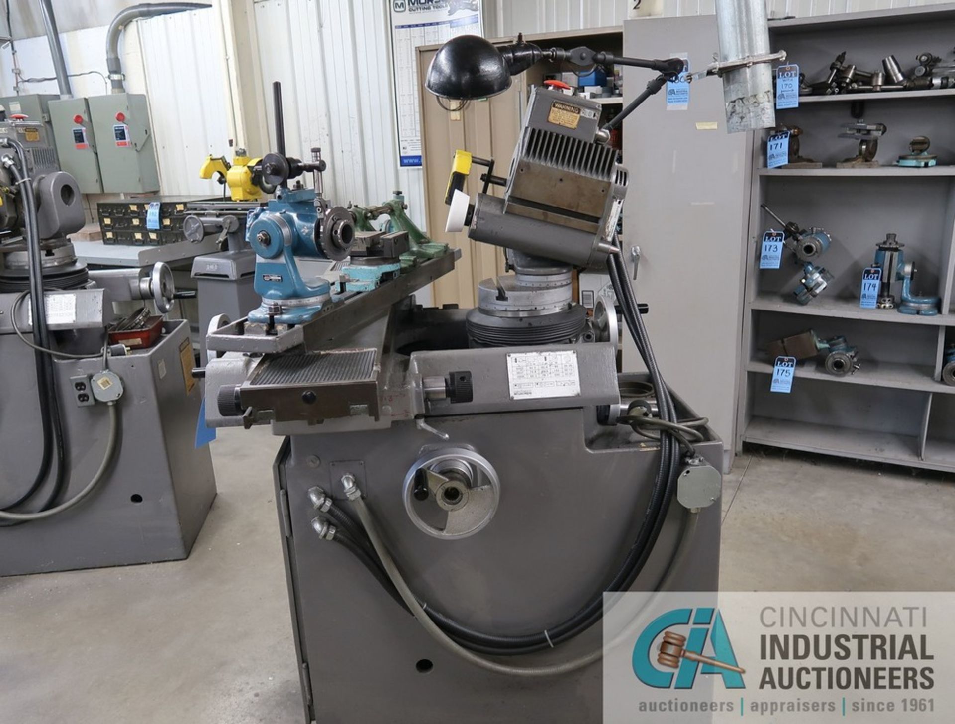 CINCINNATI MILACRON NO. 2 MT NEWER SQUARE BASE UNIVERSAL TOOL GRINDER; S/N 7703A0189-0035, WITH - Image 2 of 11