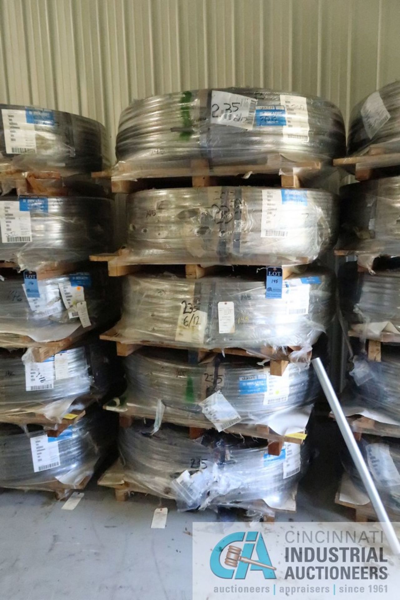 (LOT) STEEL COILS; (5) COILS AND APPROX. 21,000 LB. - SOLD BY THE LOT - NOT BY WEIGHT