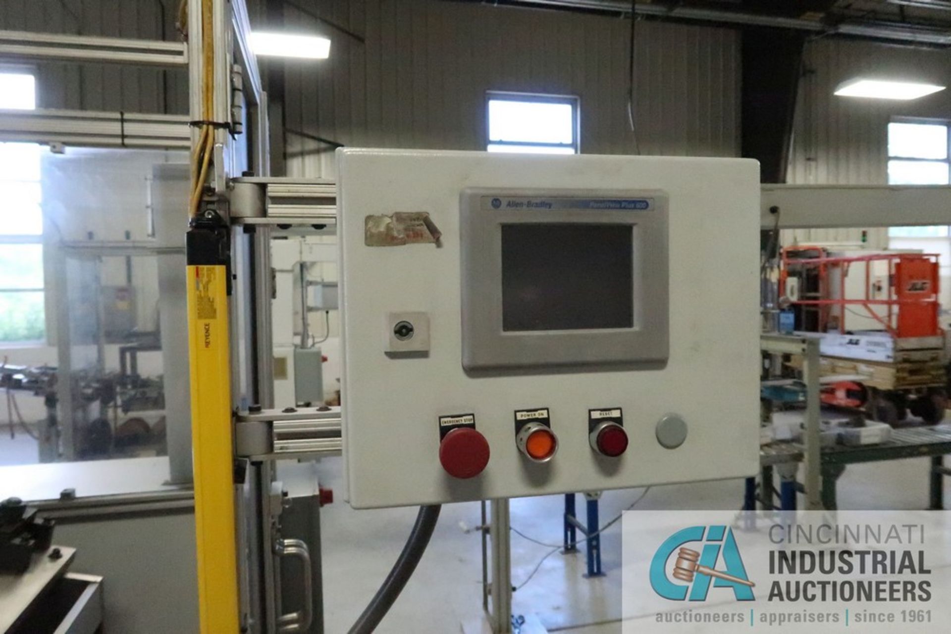 SHOP BUILT WIRE APPLICATION MACHINE WITH ALLEN BRADLEY PANEL VIEW PLUS 600 CONTROLS - Image 3 of 12