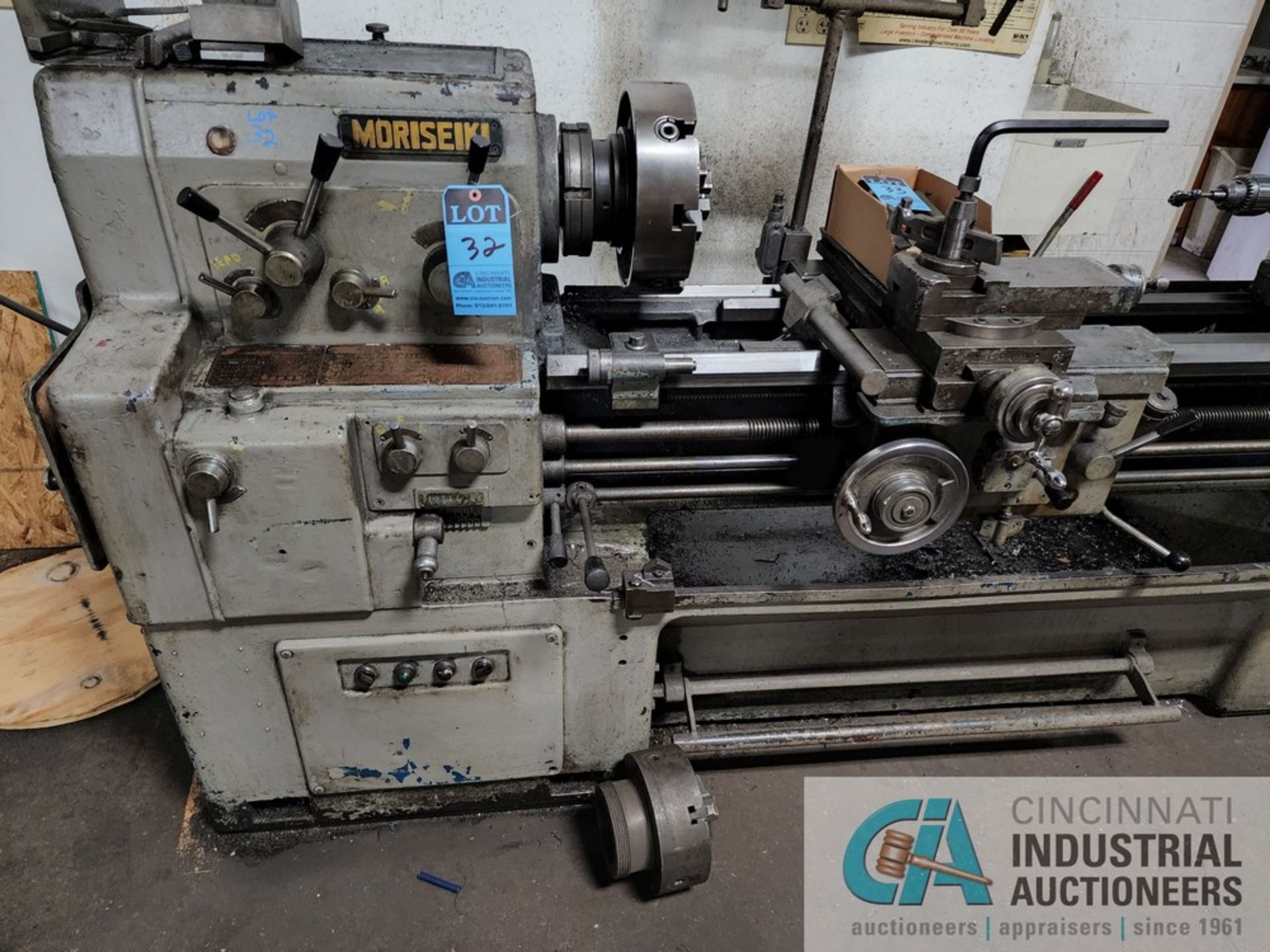 17" X 48" MORI-SEIKI TOOLROOM LATHE; S/N 693, 32 - 1,800 RPM, 12" 4-JAW CHUCK, 2" SPINDLE HOLE, - Image 4 of 7